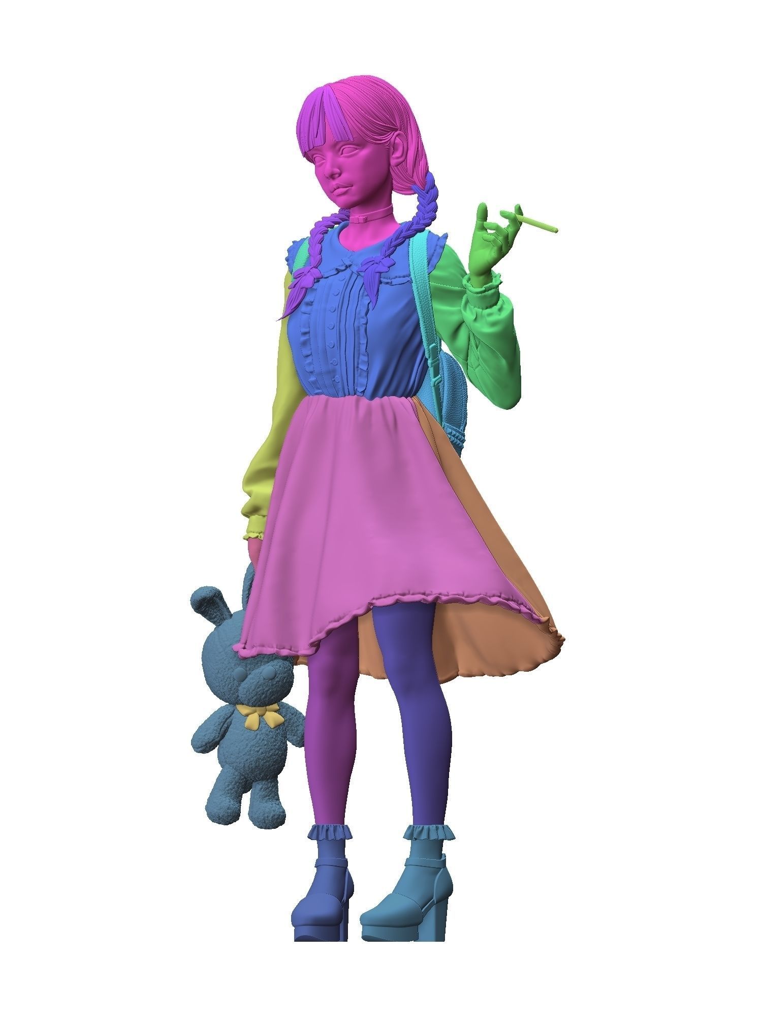 mitsuami Digital FIgure Data 3D print model_1