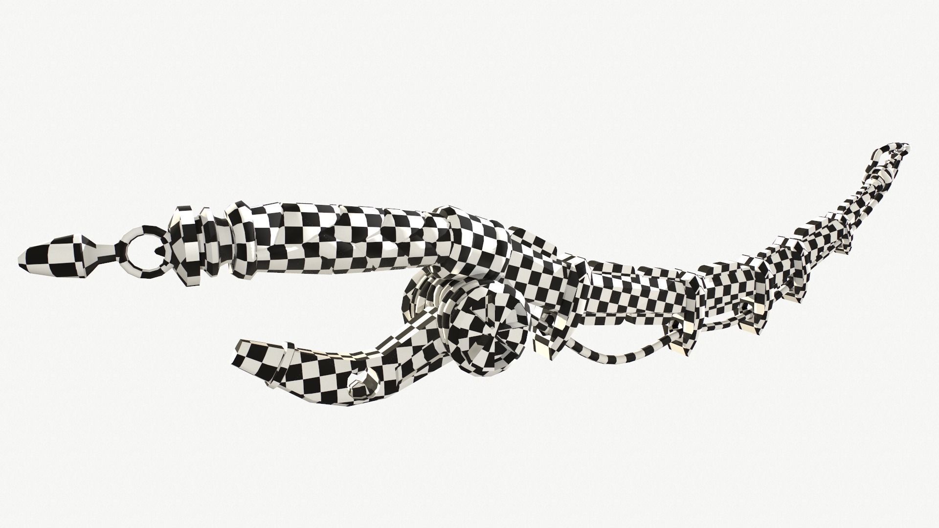 Fantasy Sword Low-poly 3D model_11