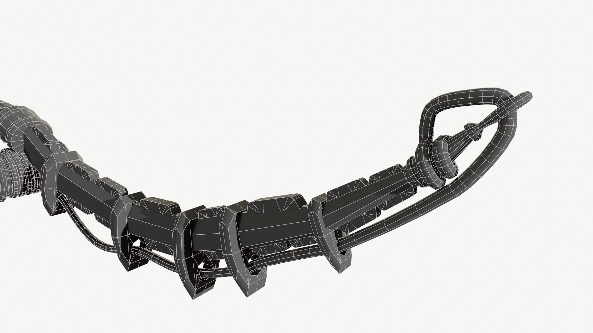 Fantasy Sword Low-poly 3D model_12