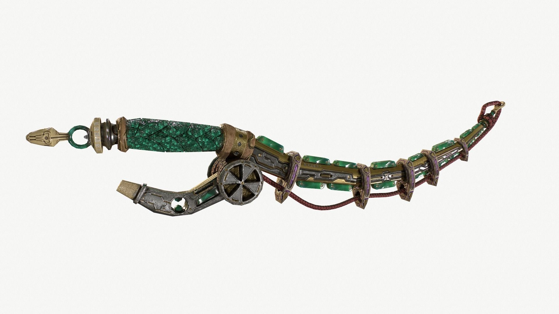 Fantasy Sword Low-poly 3D model_2