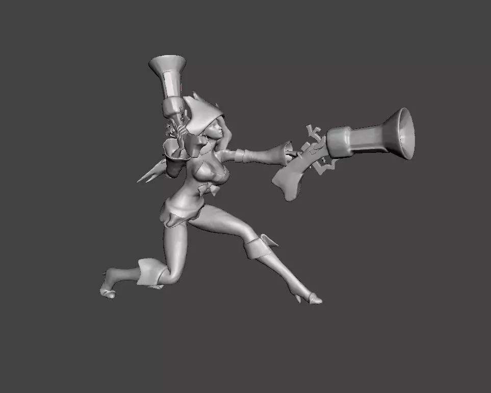 Miss Fortune 3D Model 3D print model
