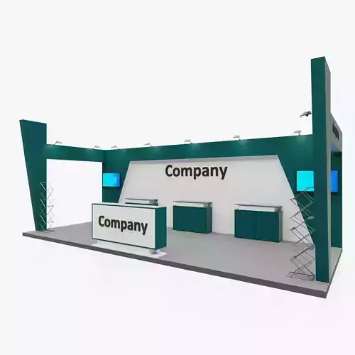 Exhibition stand 9 3D model