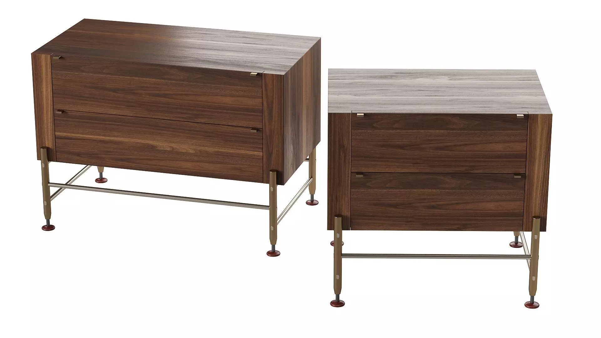 Holly Hunt Hardwood Nightstand 3D model