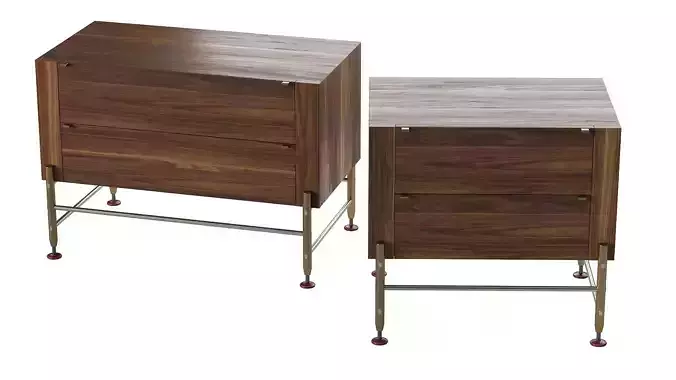 Holly Hunt Hardwood Nightstand