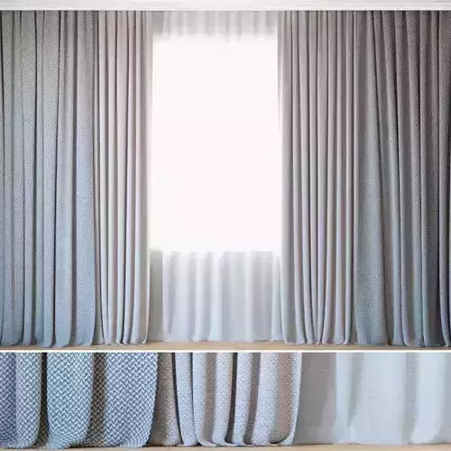 Curtains 78 Curtains with Tulle ROHI Credo