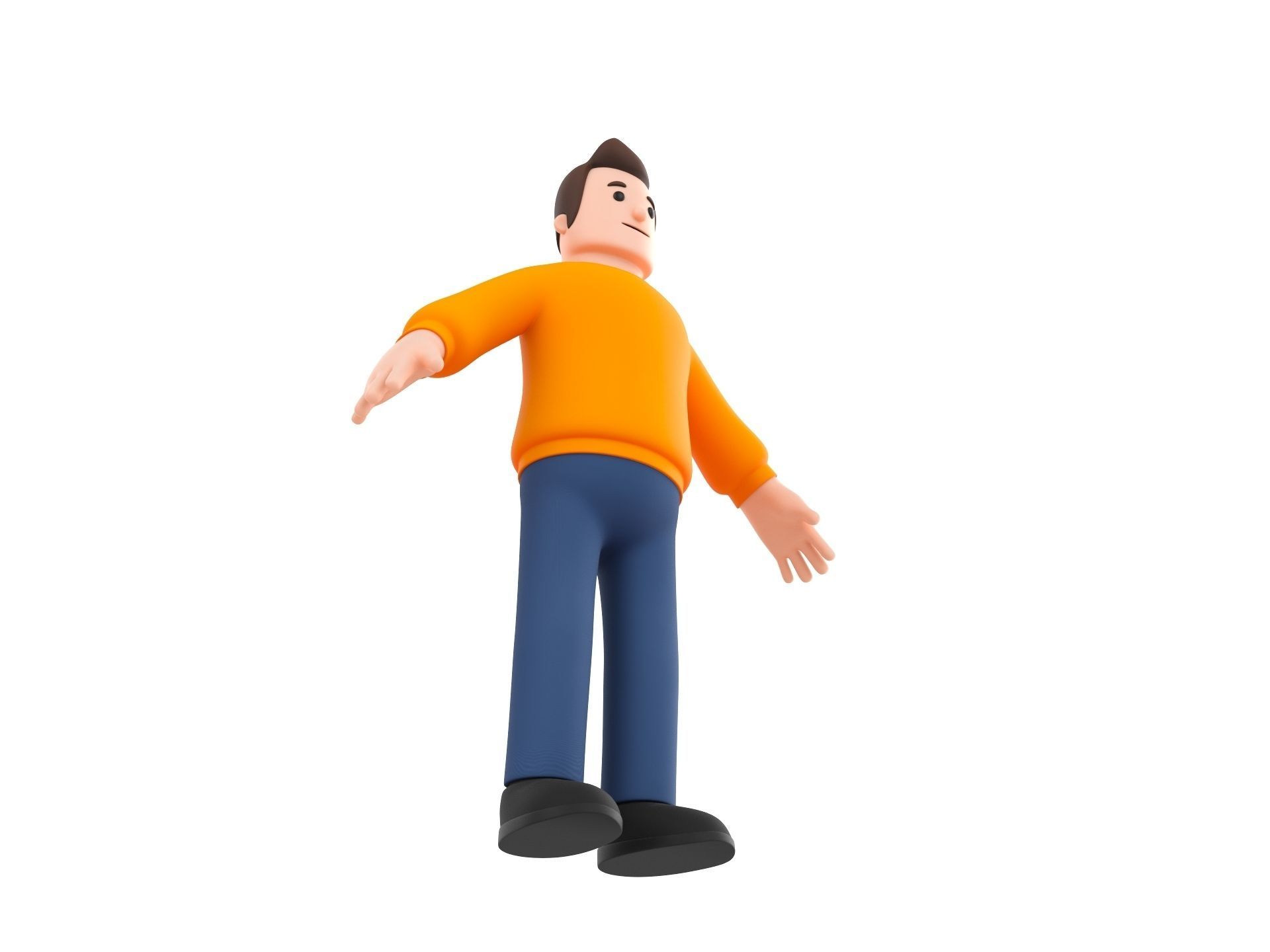 Character104 Man 3D model_2