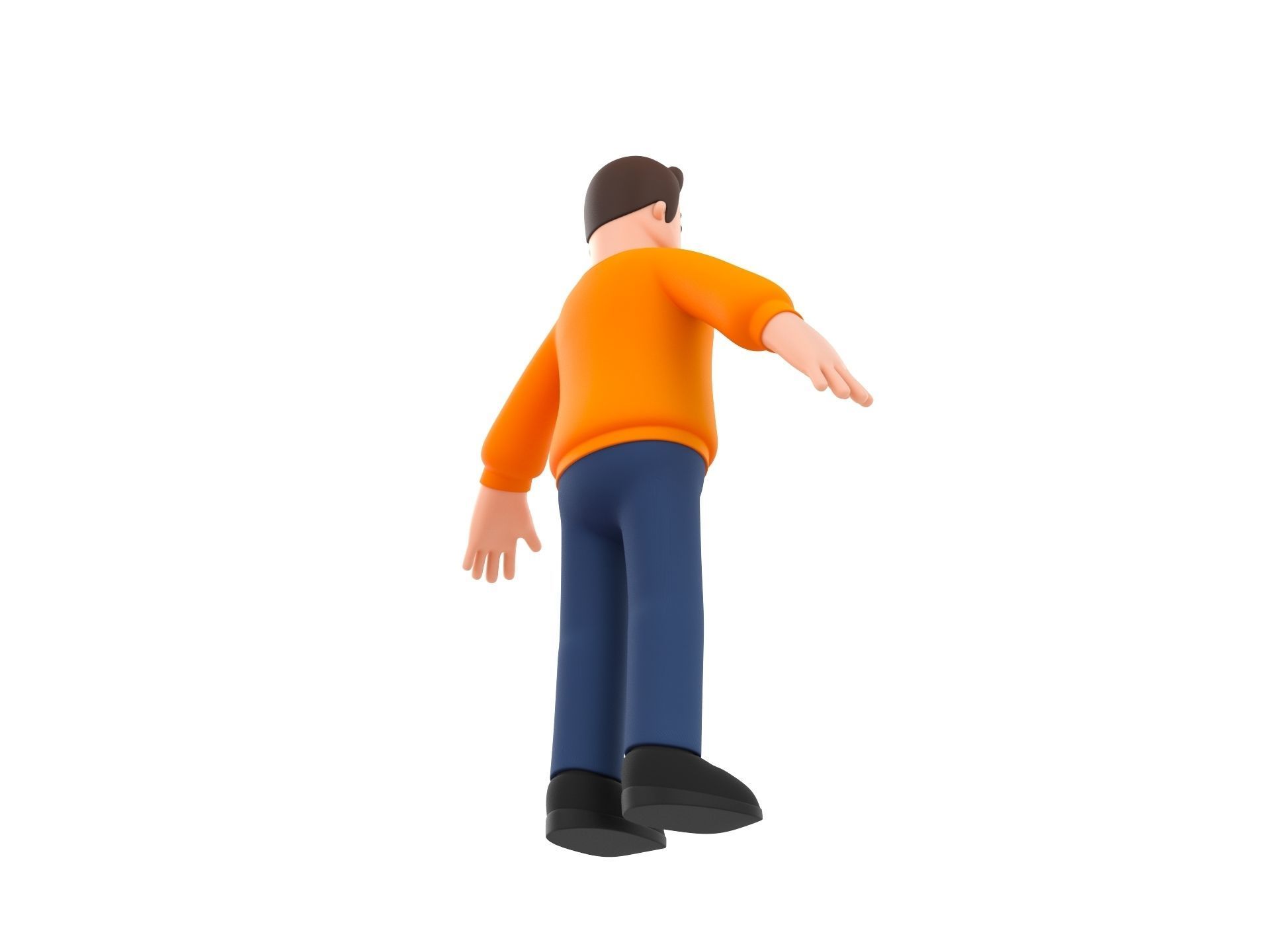 Character104 Man 3D model_4