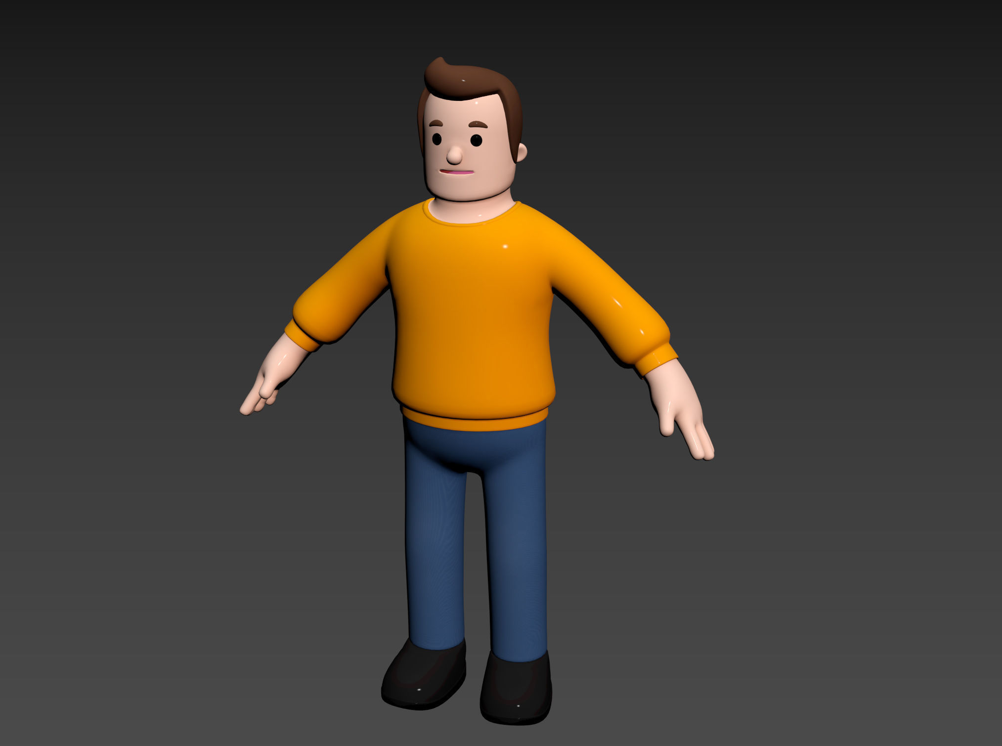 Character104 Man 3D model_10