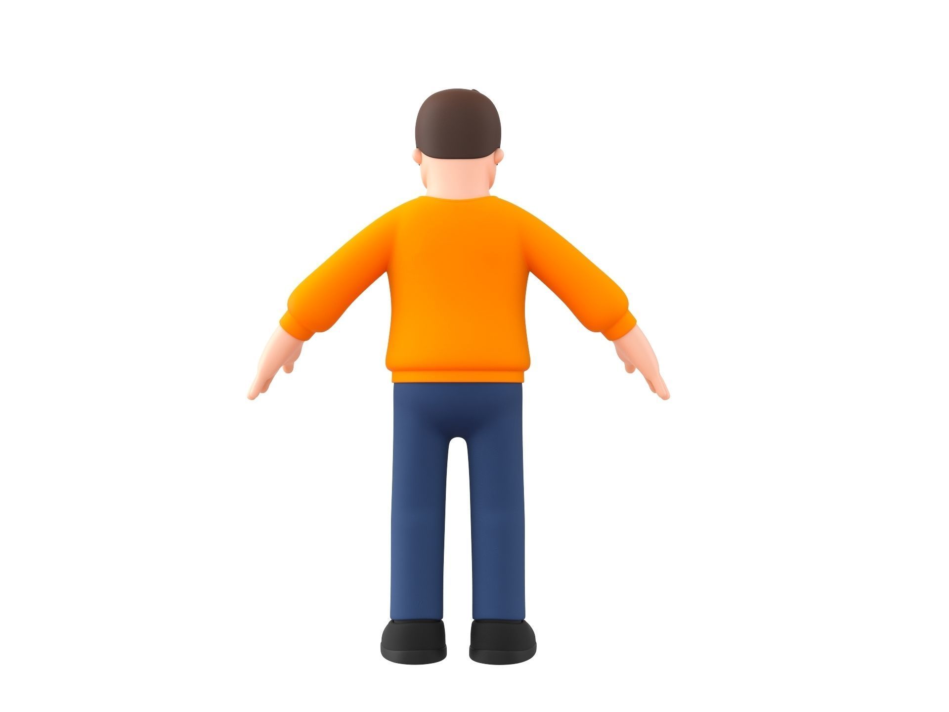 Character104 Man 3D model_5
