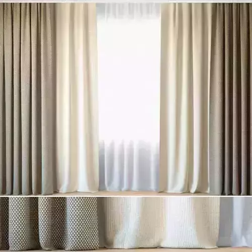 Curtains 84 Curtains with Tulle ROHI Novum