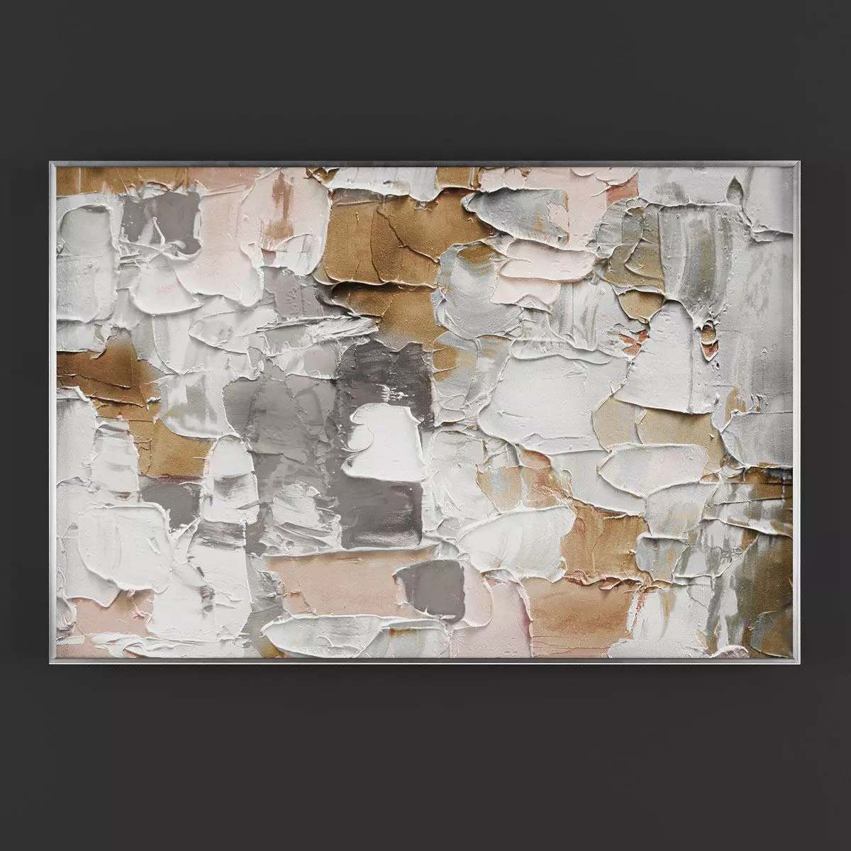 Pictures178 abstract painting Low-poly 3D model_0