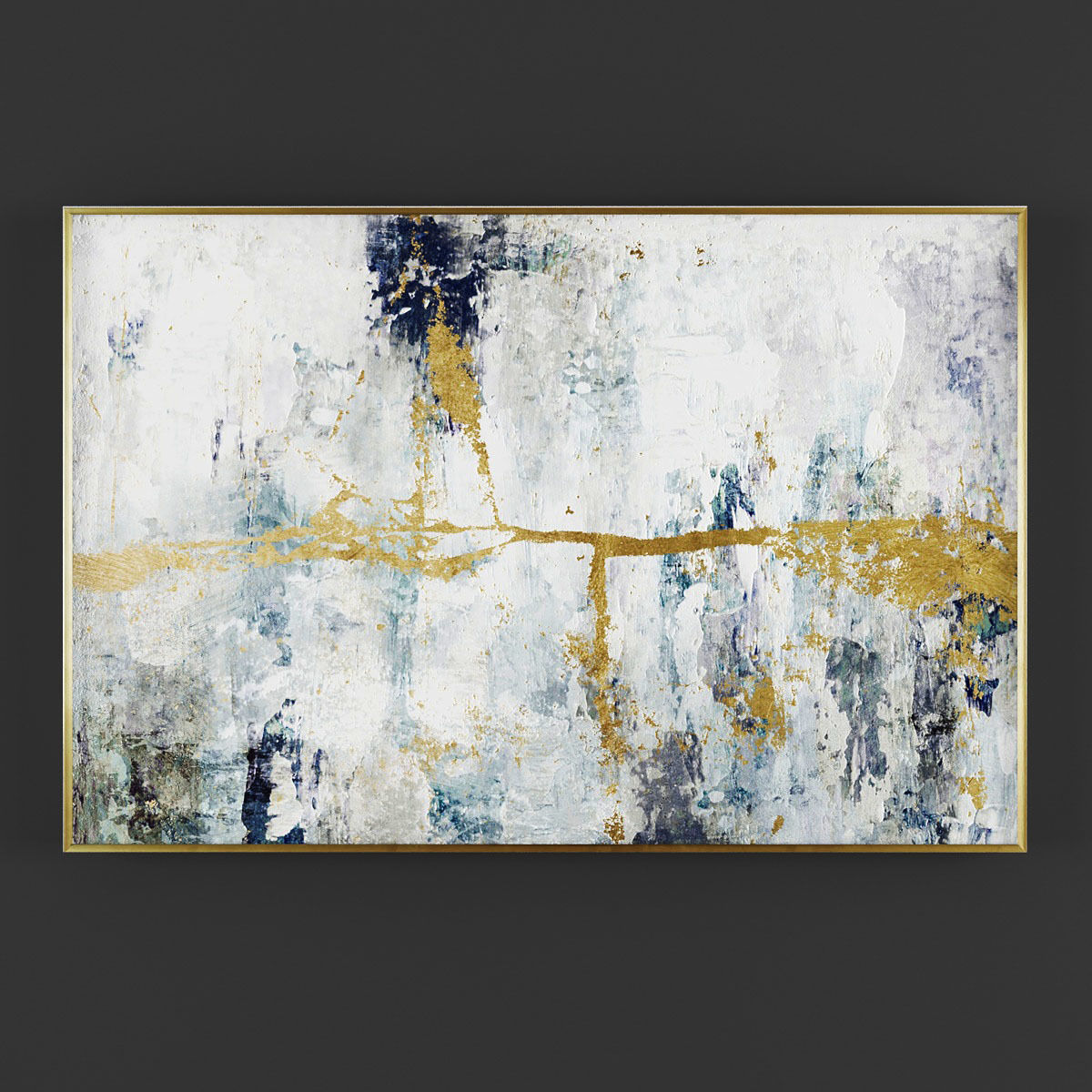 Pictures178 abstract painting Low-poly 3D model_2