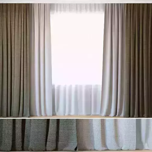 Curtains 86 Curtains with Tulle ROHI Topia