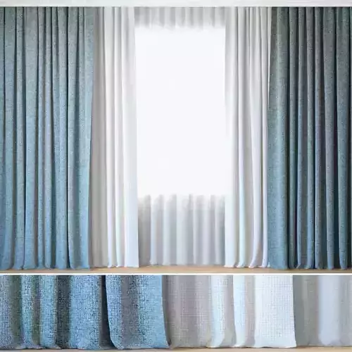 Curtains 89 Curtains with Tulle Creation Baumann ALEX