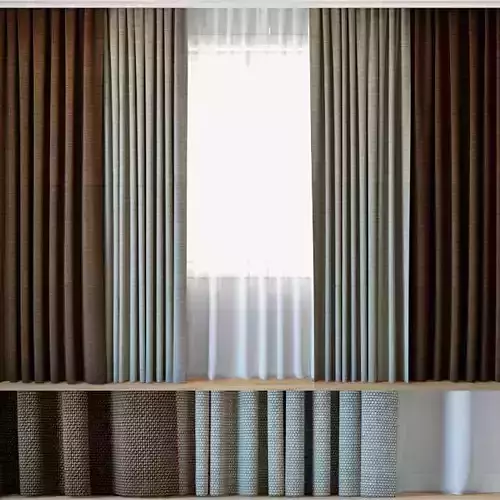 Curtains 92 Curtains with Tulle ROHI Topia