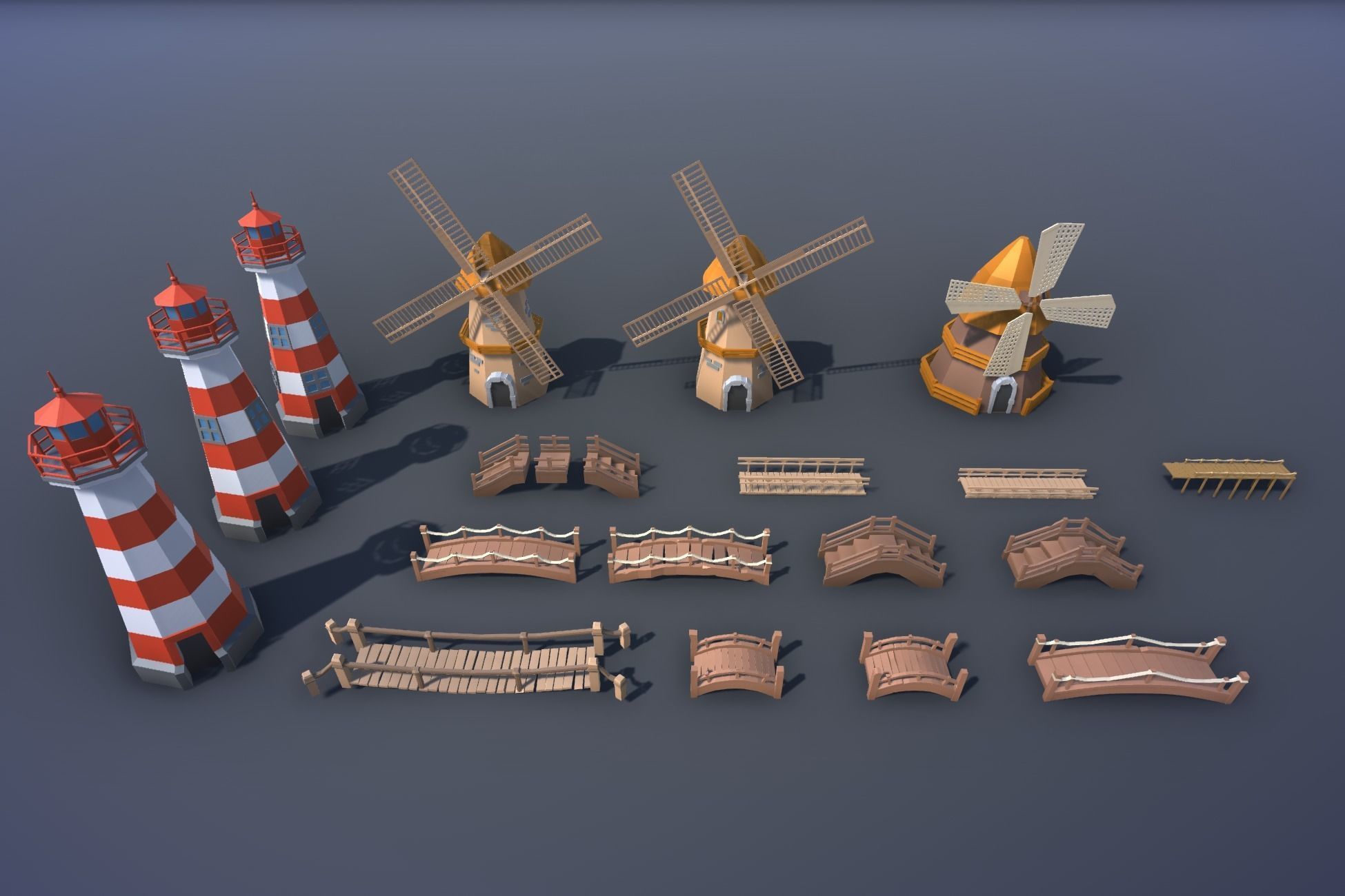 Ultimate Low Poly Nature Pack Low-poly 3D model_90