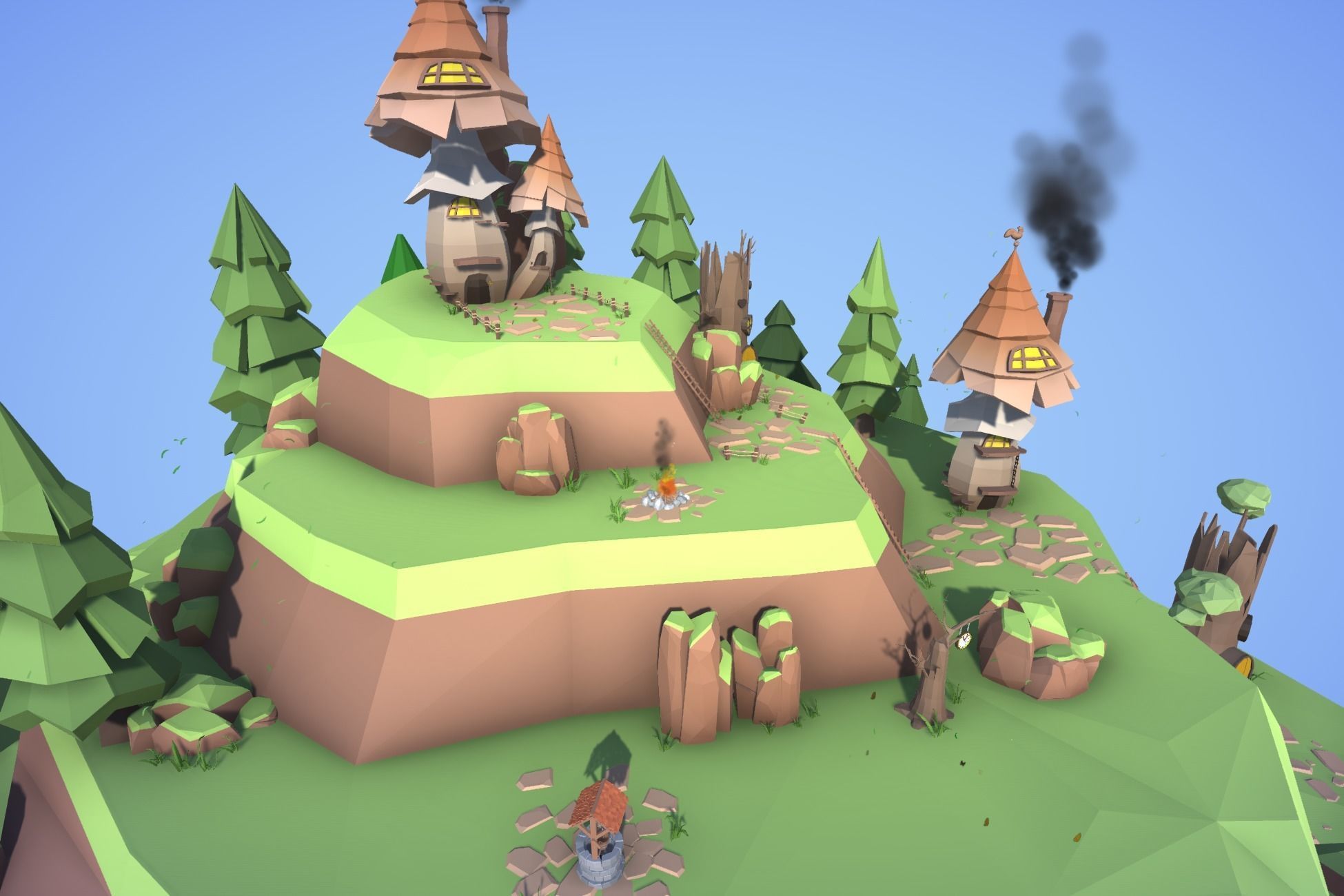 Ultimate Low Poly Nature Pack Low-poly 3D model_46