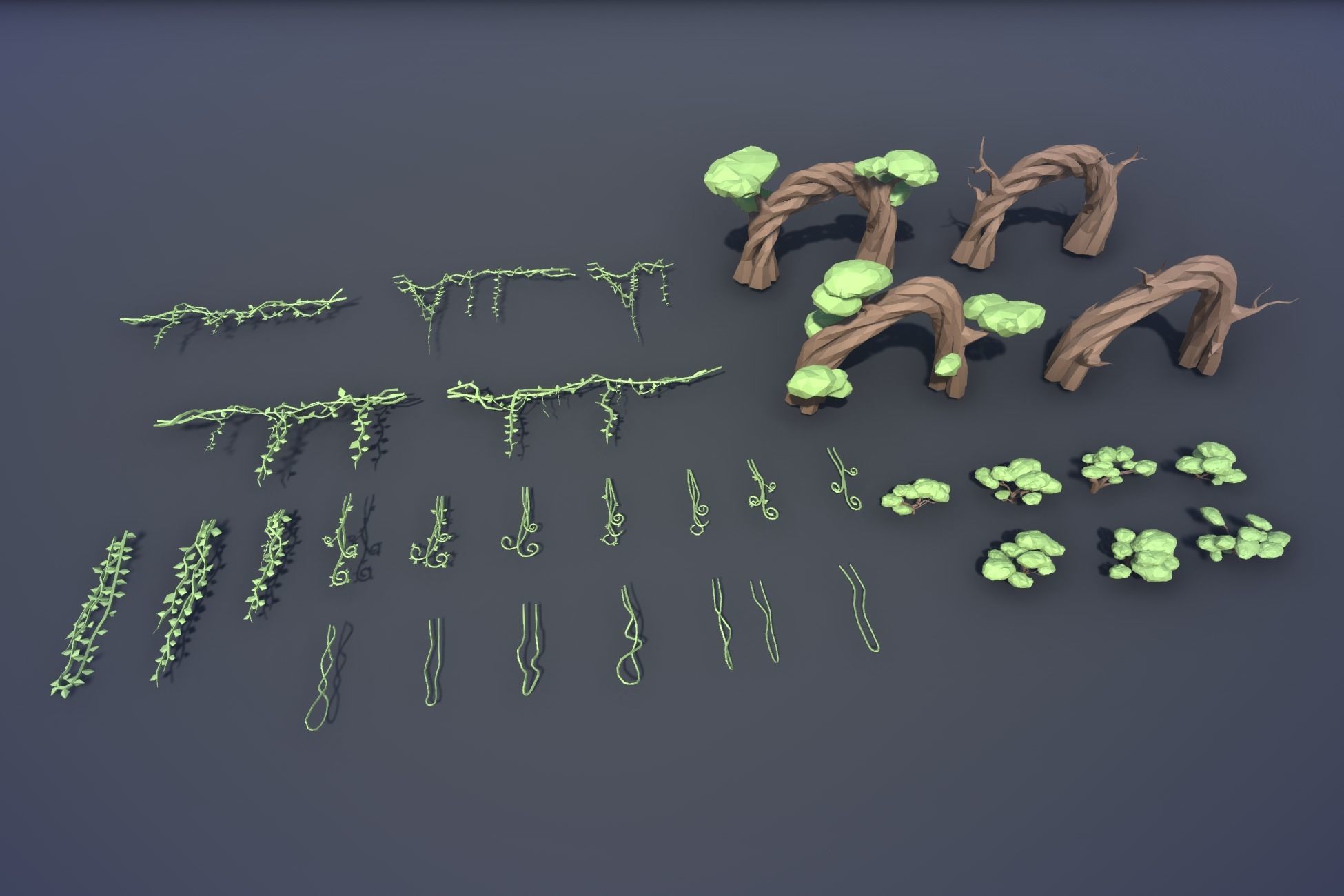 Ultimate Low Poly Nature Pack Low-poly 3D model_108