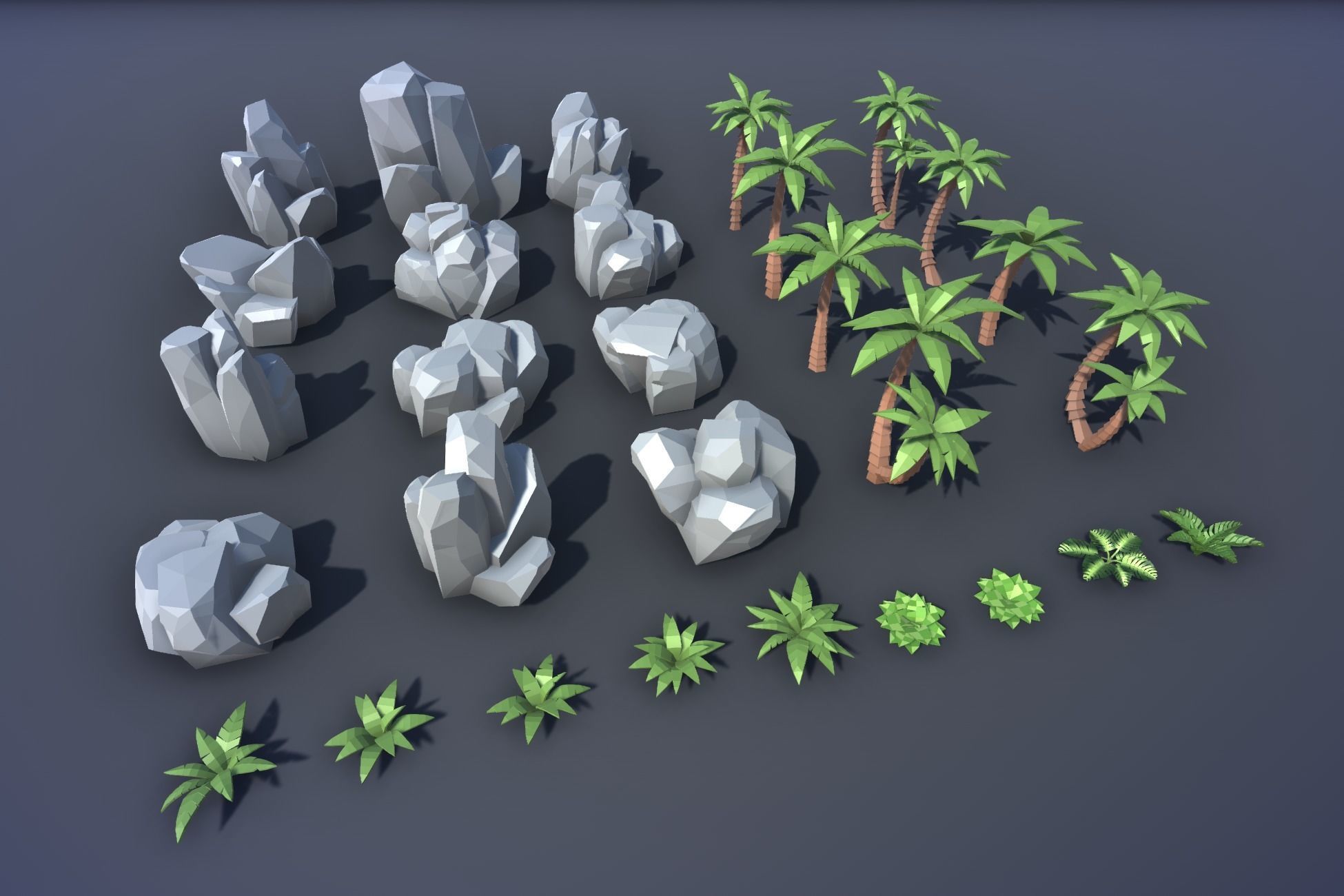 Ultimate Low Poly Nature Pack Low-poly 3D model_86