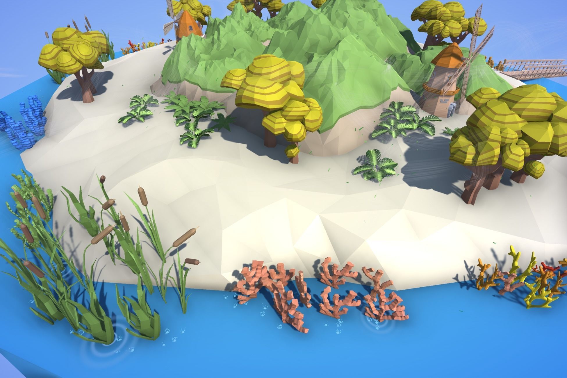 Ultimate Low Poly Nature Pack Low-poly 3D model_50