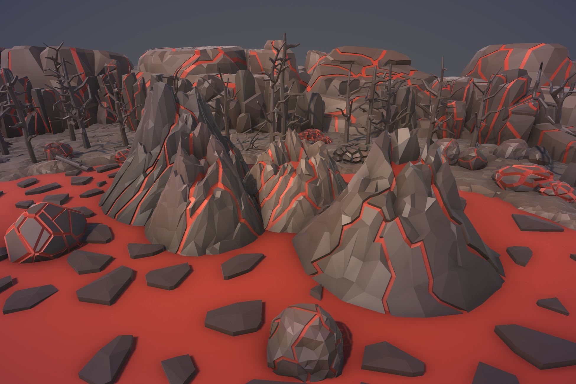 Ultimate Low Poly Nature Pack Low-poly 3D model_30