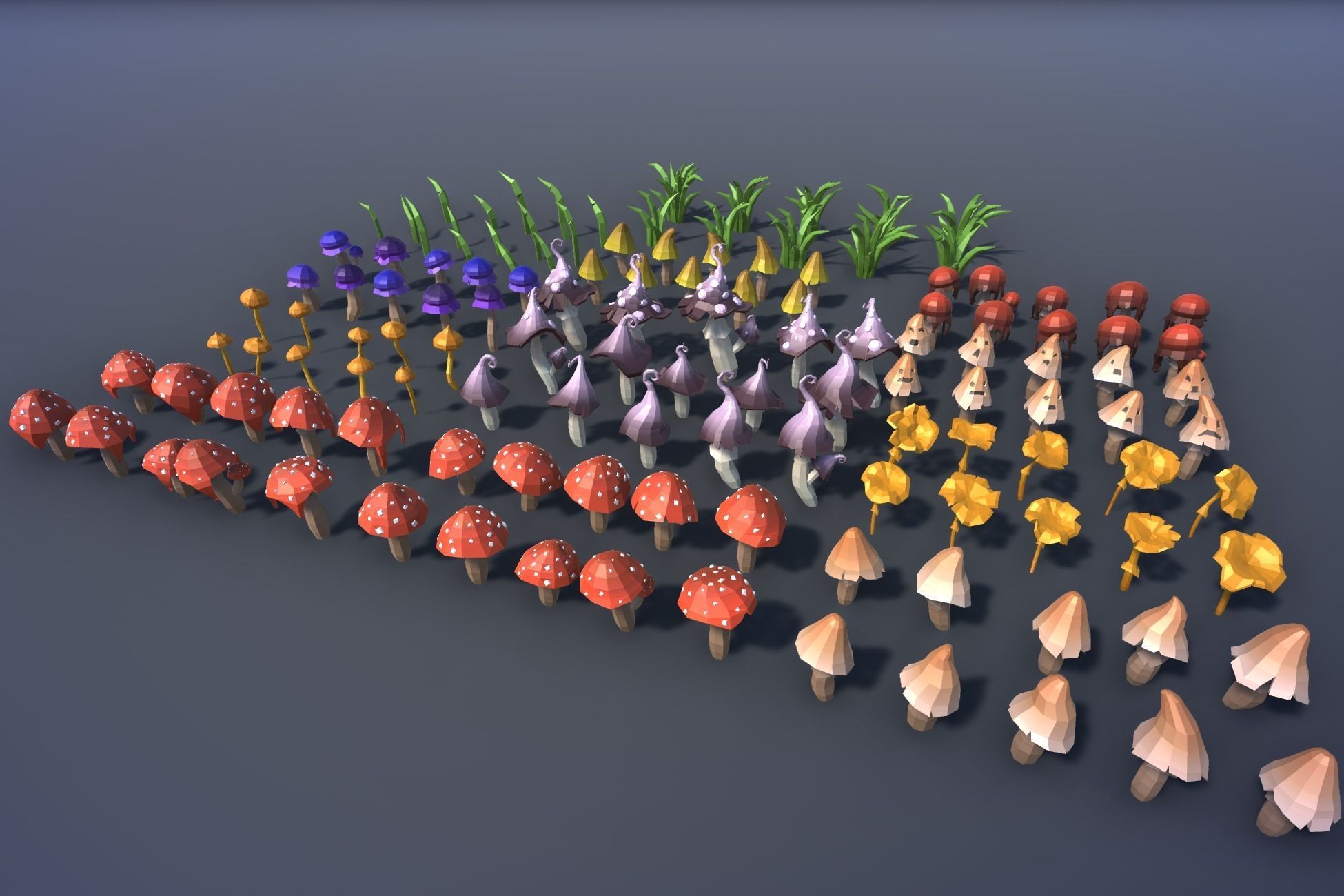 Ultimate Low Poly Nature Pack Low-poly 3D model_77