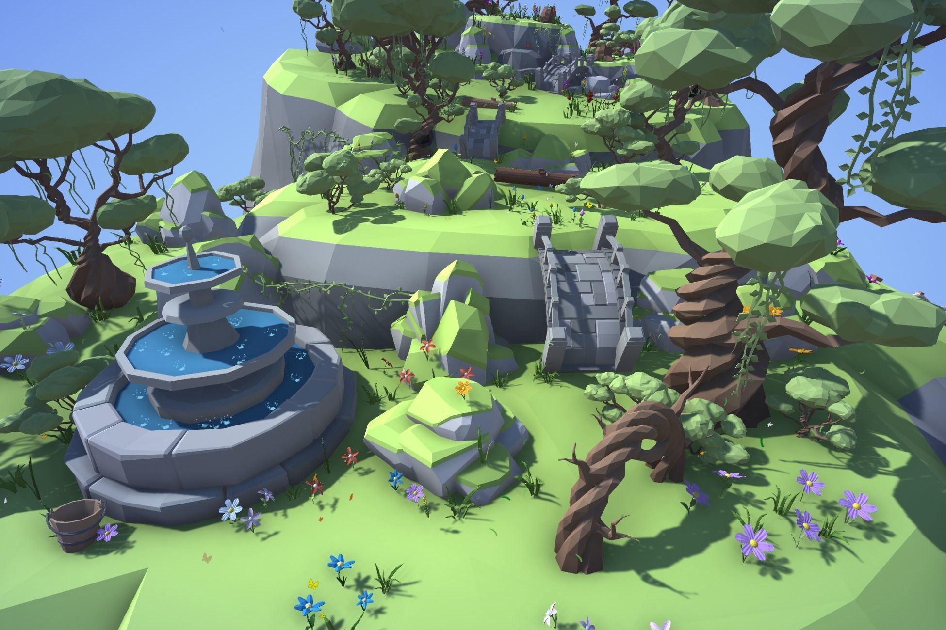 Ultimate Low Poly Nature Pack Low-poly 3D model_45