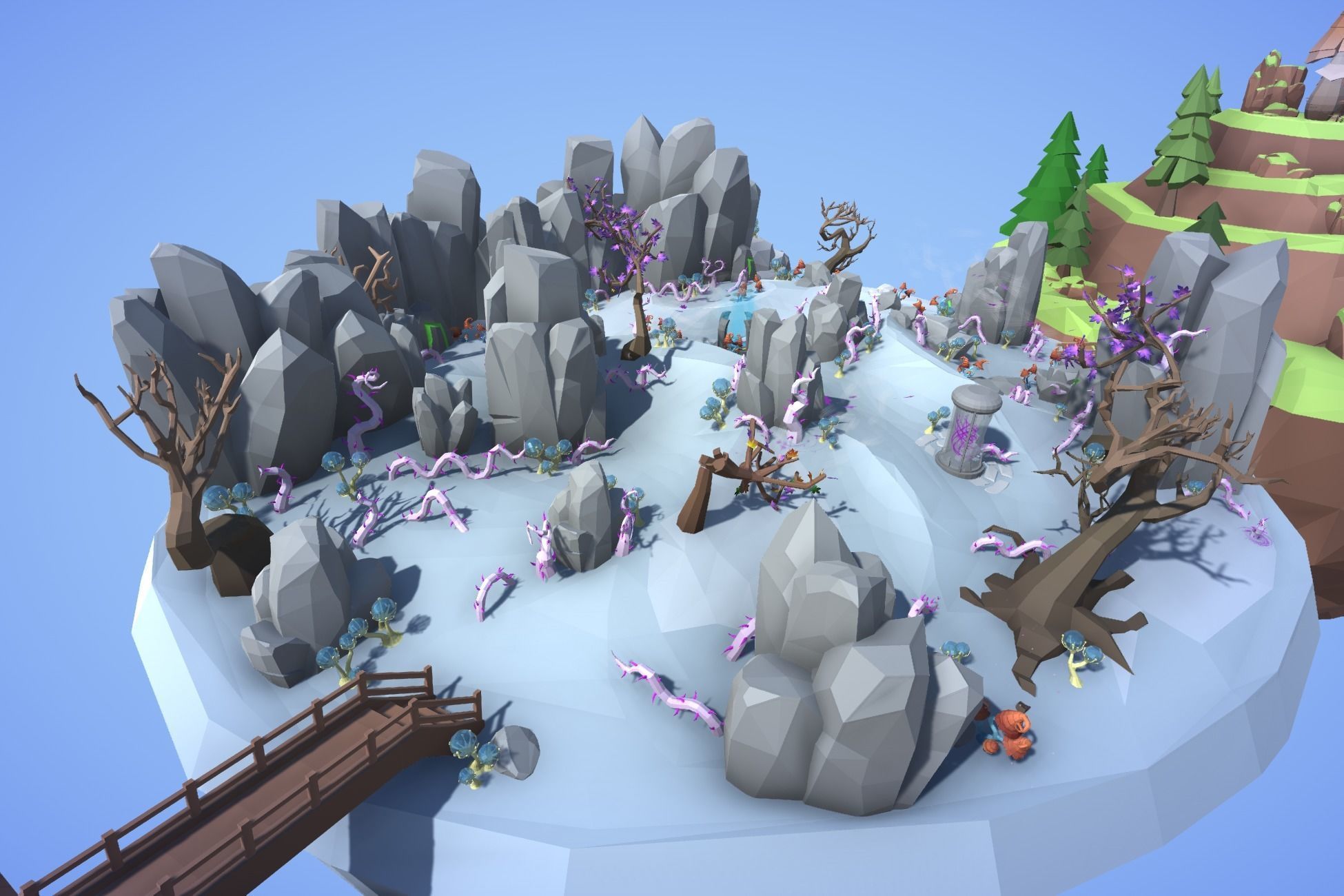 Ultimate Low Poly Nature Pack Low-poly 3D model_48