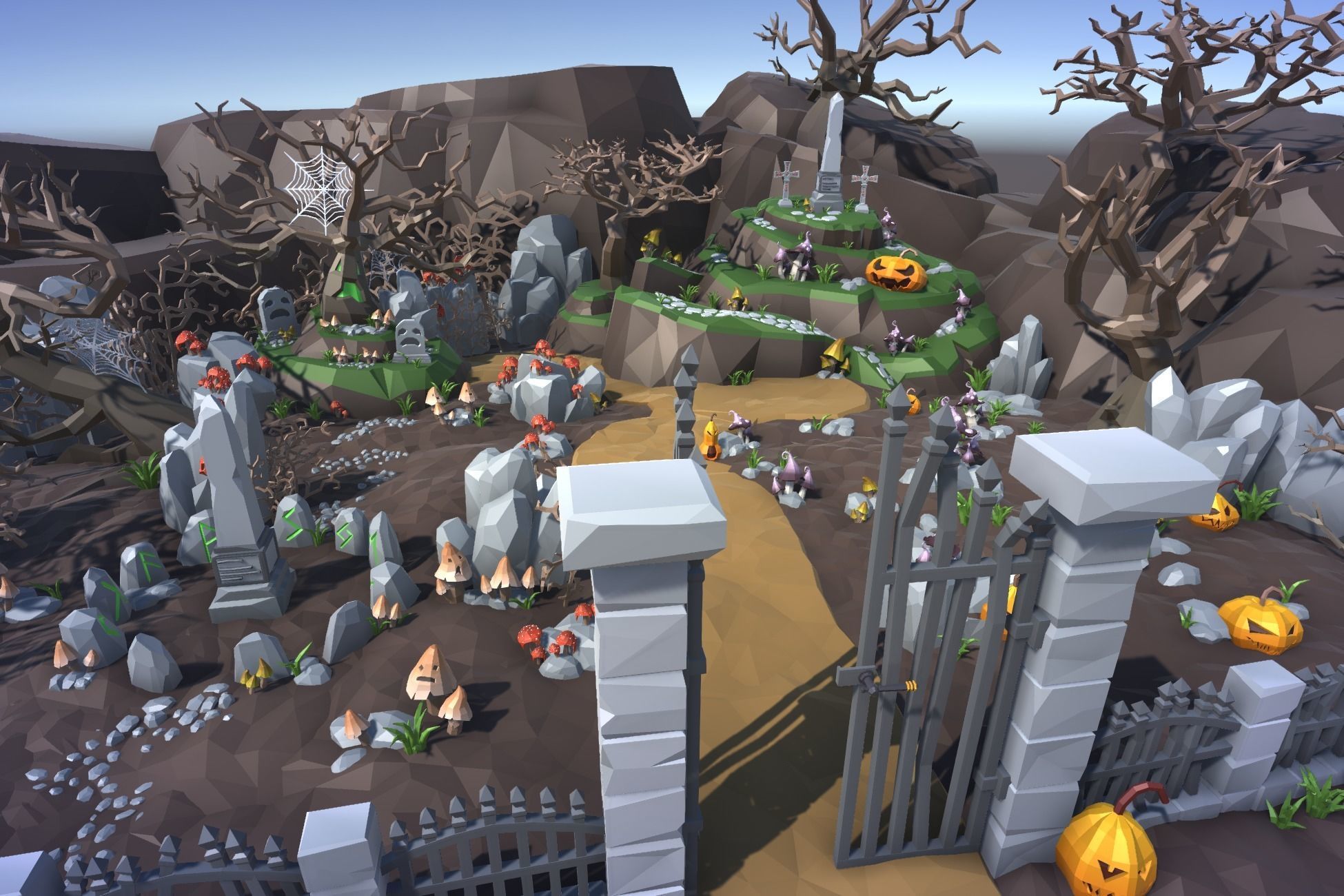 Ultimate Low Poly Nature Pack Low-poly 3D model_28