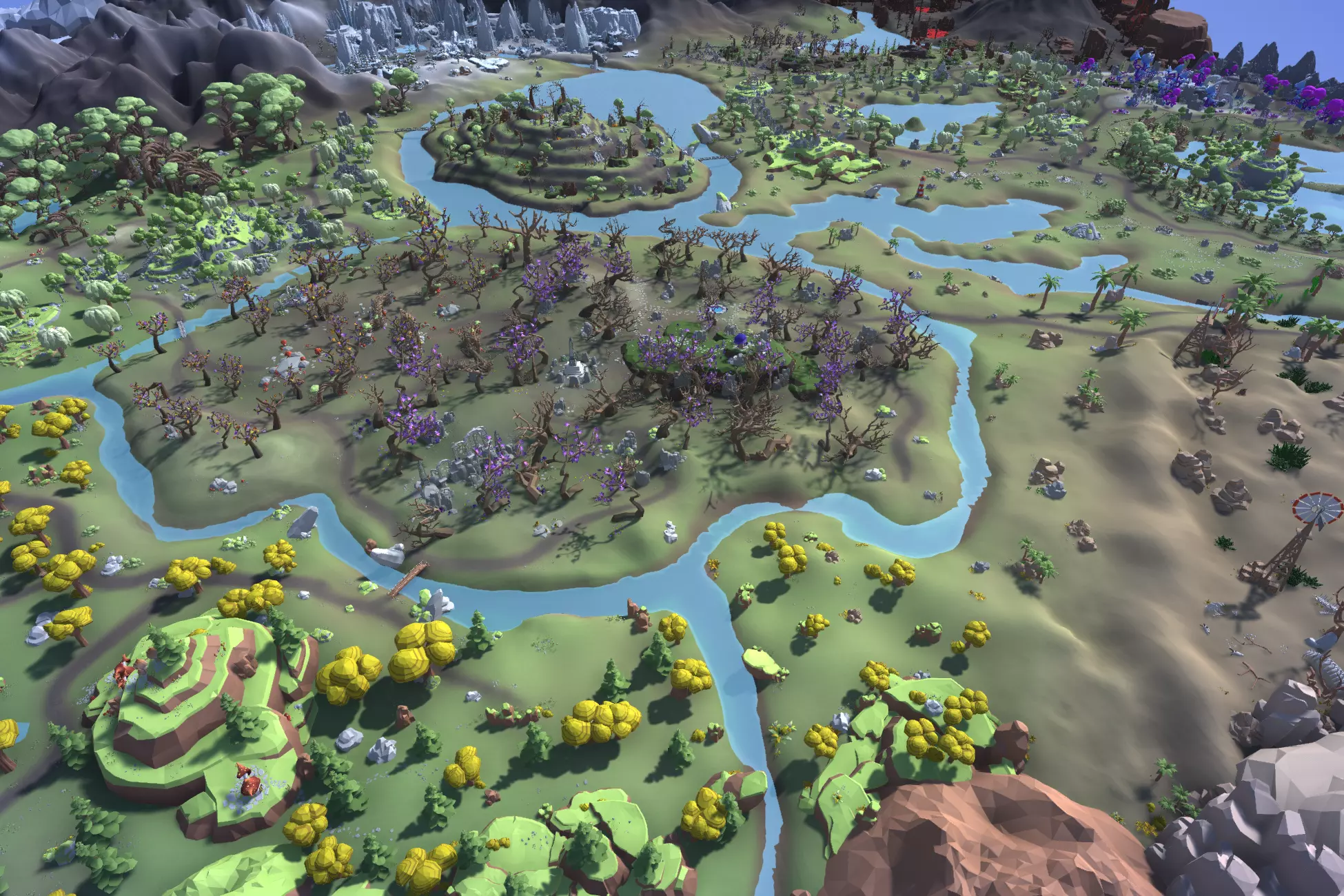 Ultimate Low Poly Nature Pack Low-poly 3D model_1