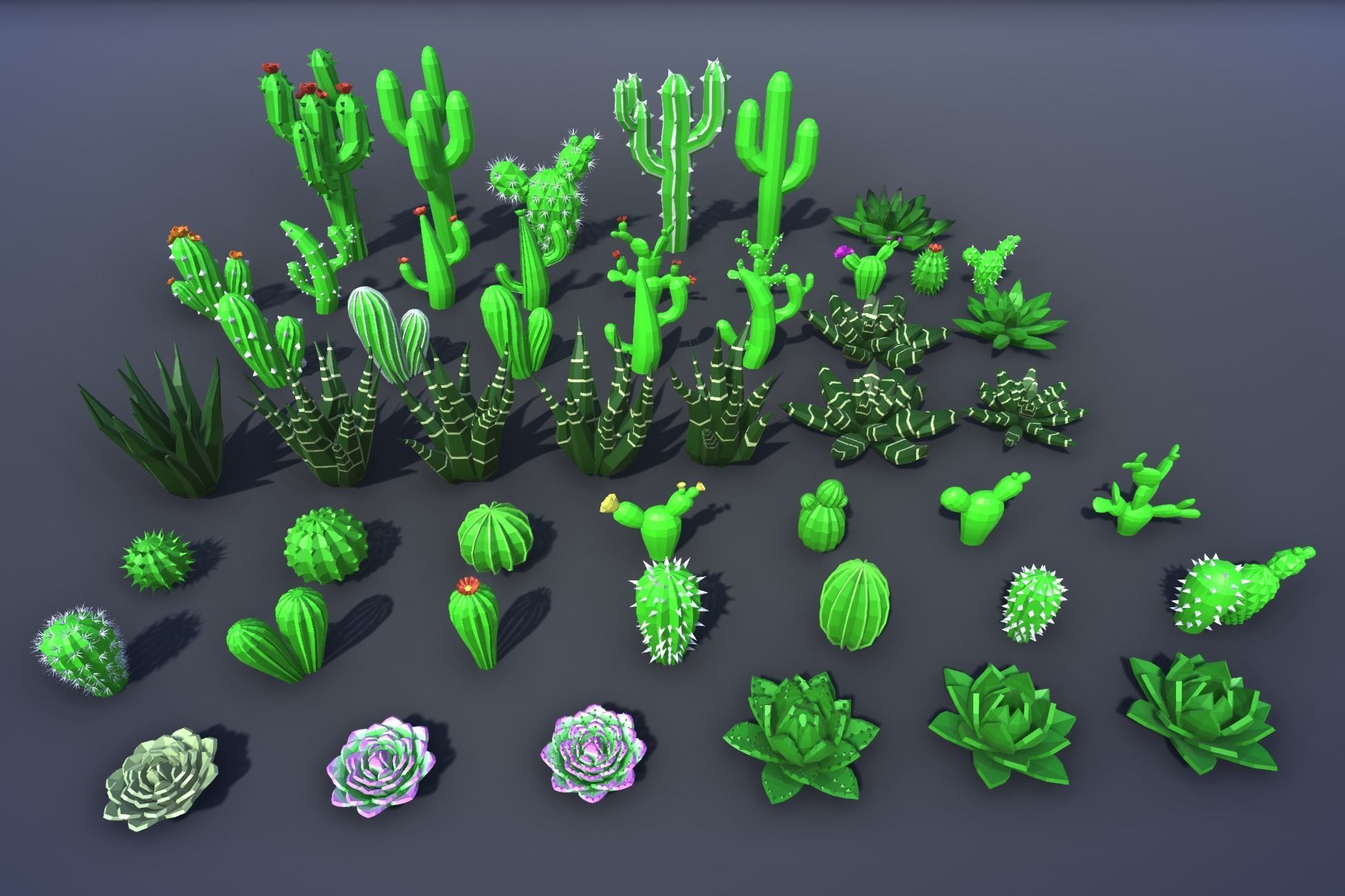 Ultimate Low Poly Nature Pack Low-poly 3D model_95