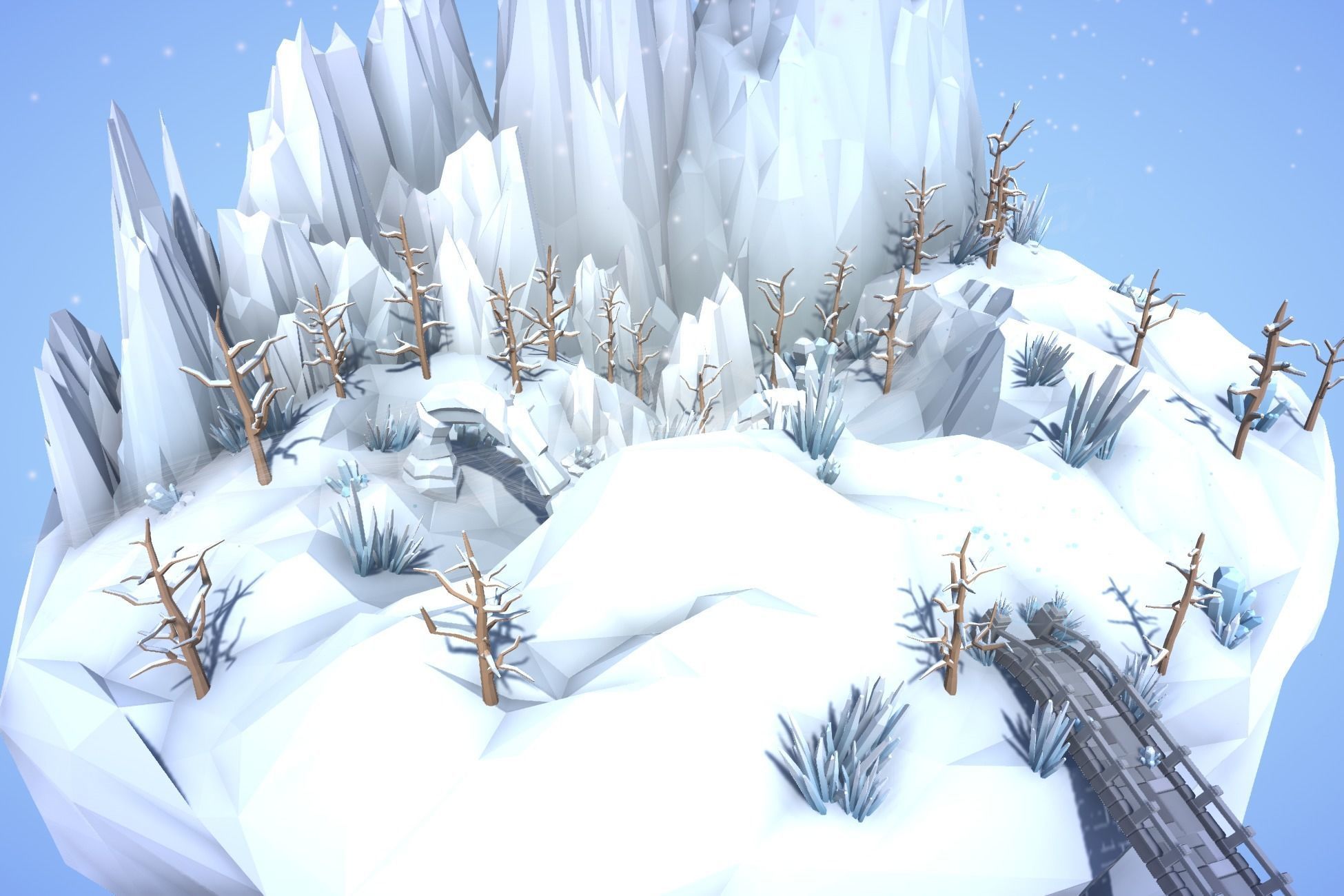 Ultimate Low Poly Nature Pack Low-poly 3D model_52