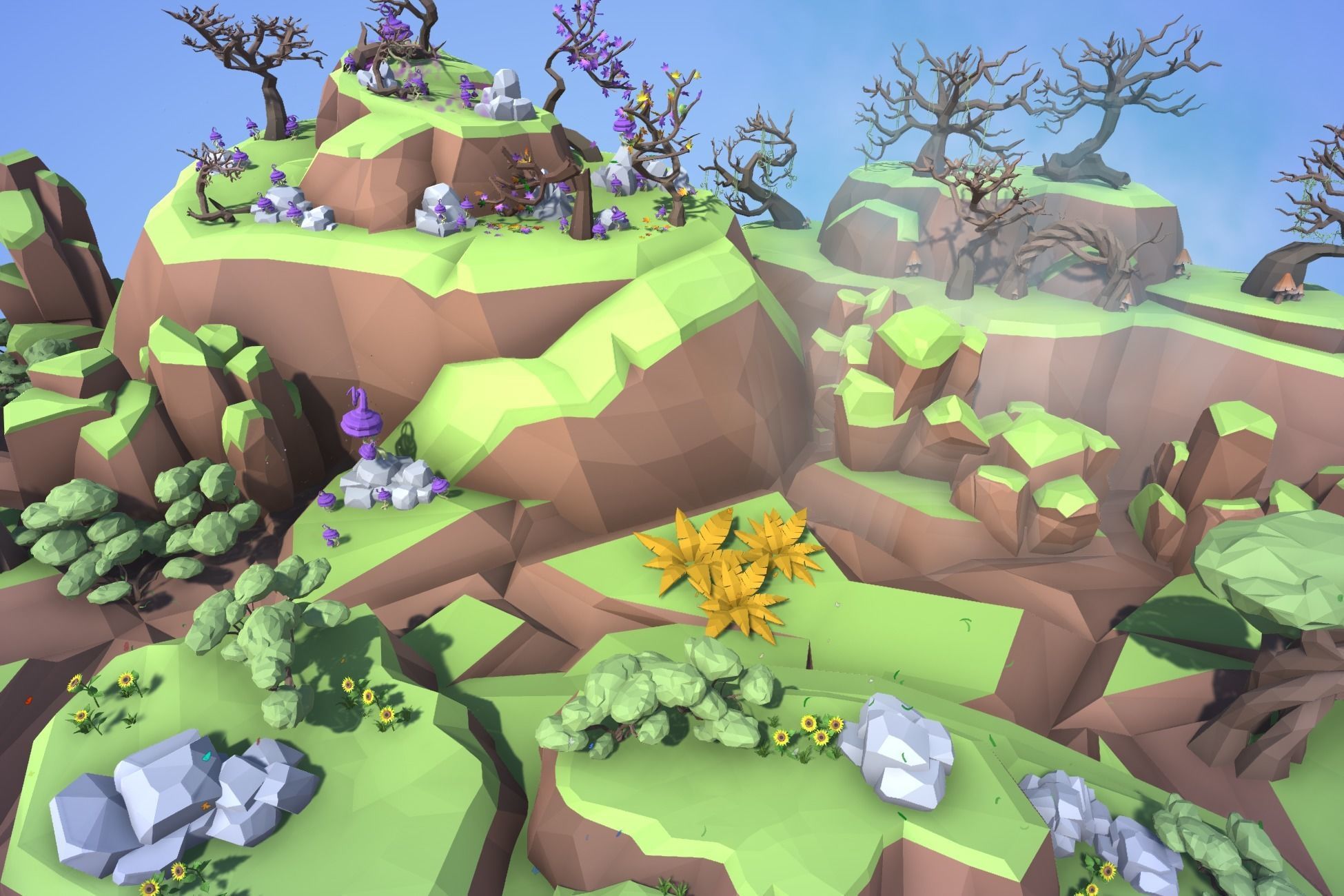 Ultimate Low Poly Nature Pack Low-poly 3D model_49