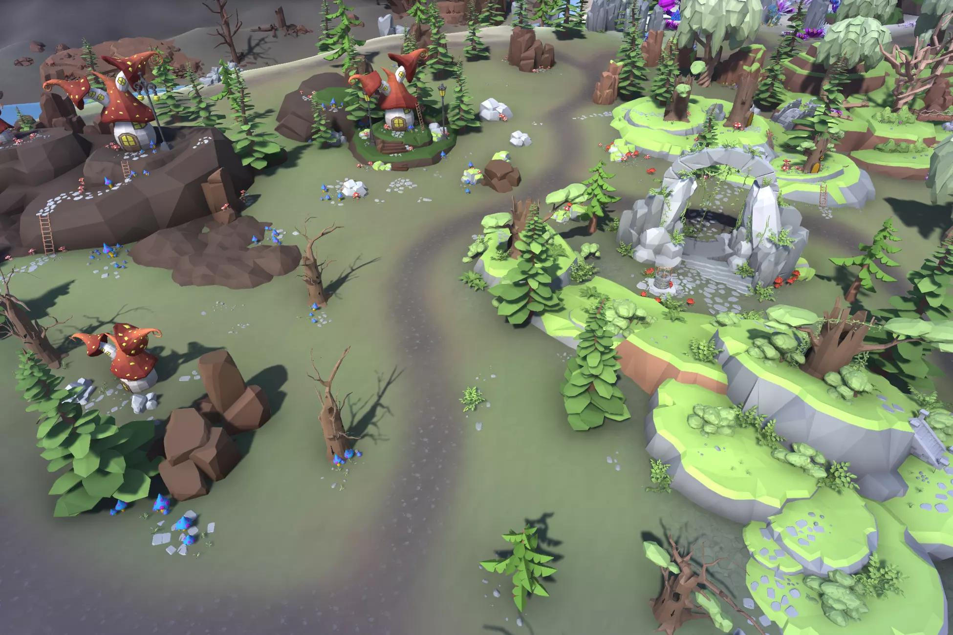 Ultimate Low Poly Nature Pack Low-poly 3D model_3