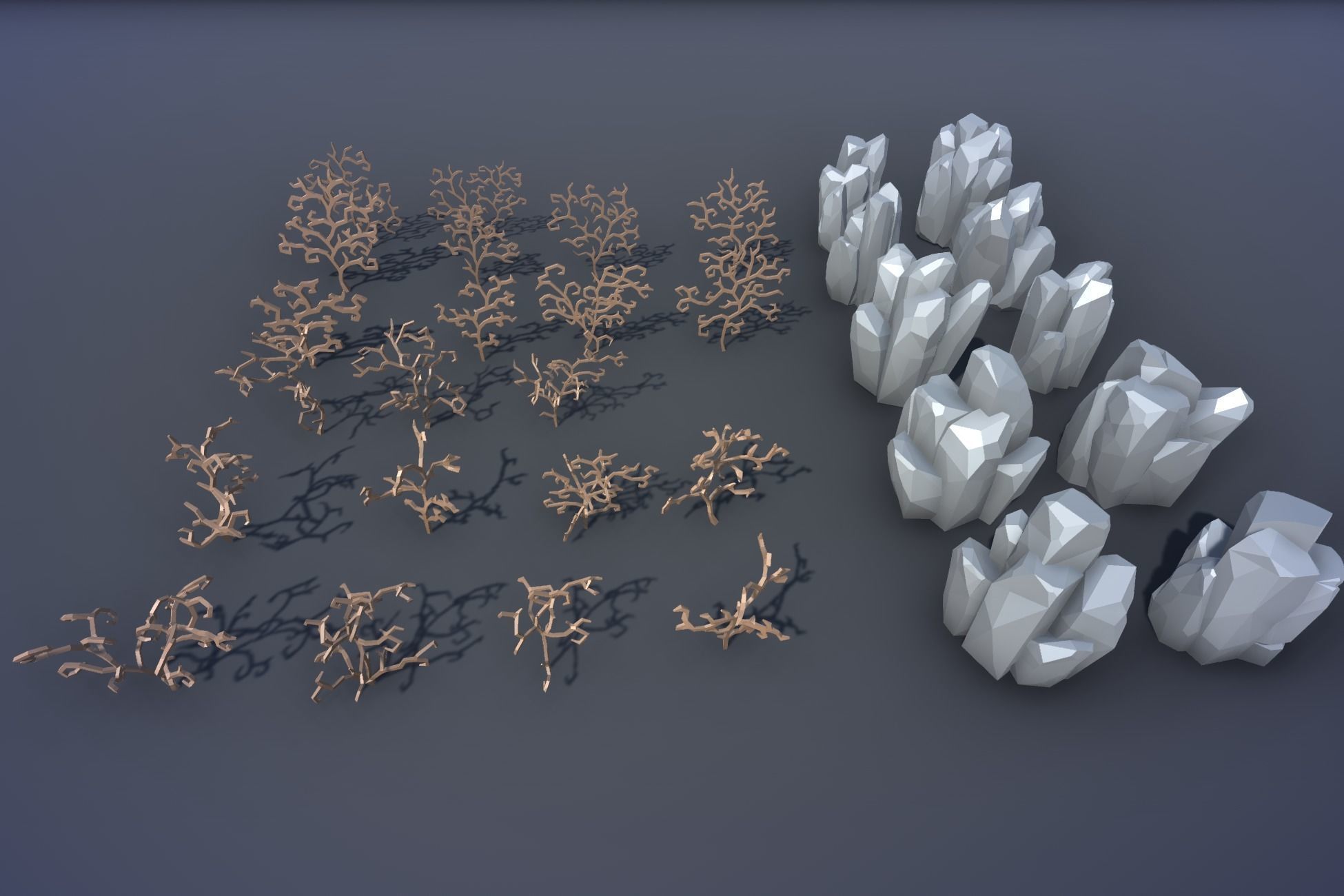 Ultimate Low Poly Nature Pack Low-poly 3D model_79