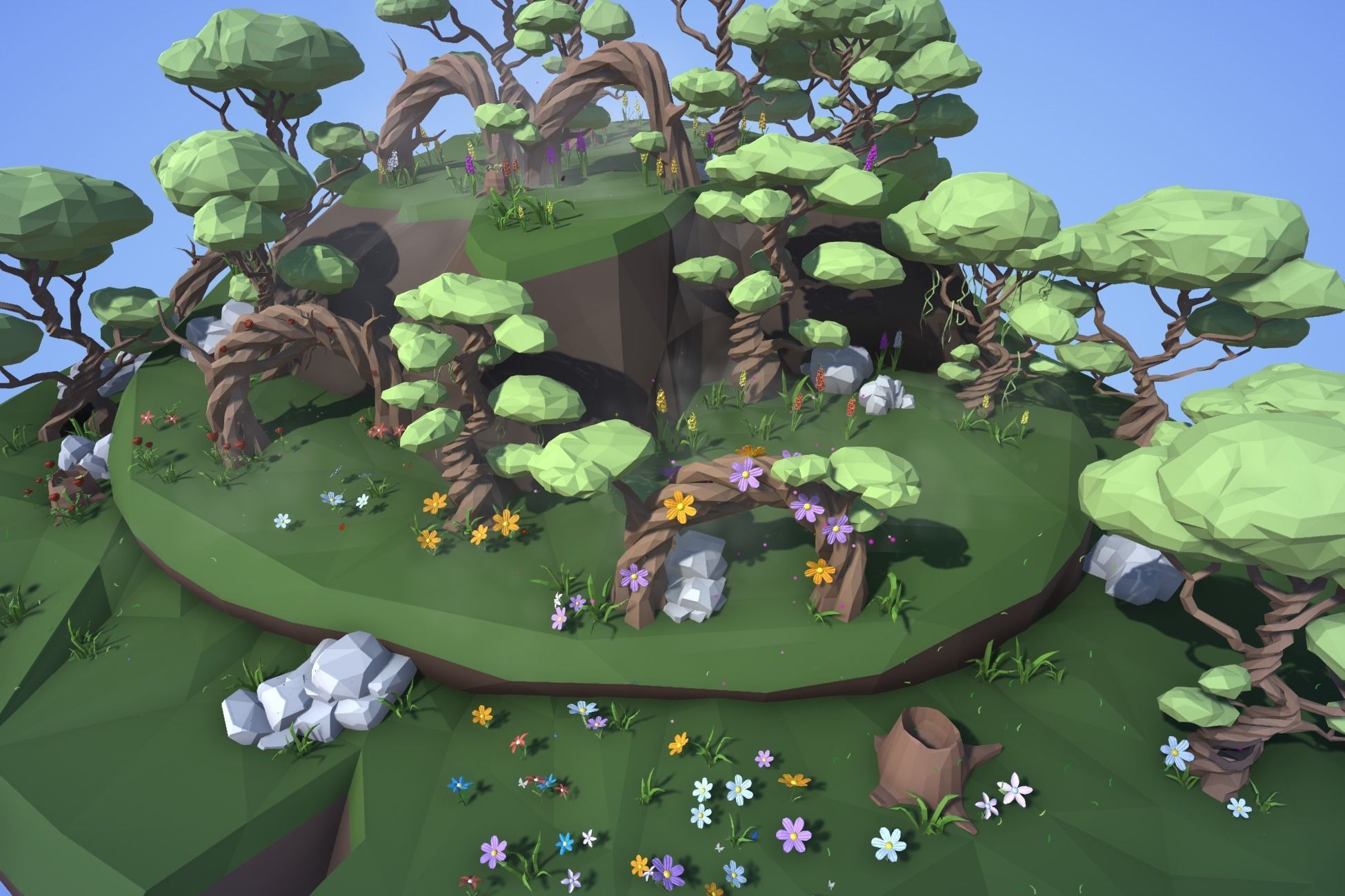 Ultimate Low Poly Nature Pack Low-poly 3D model_40