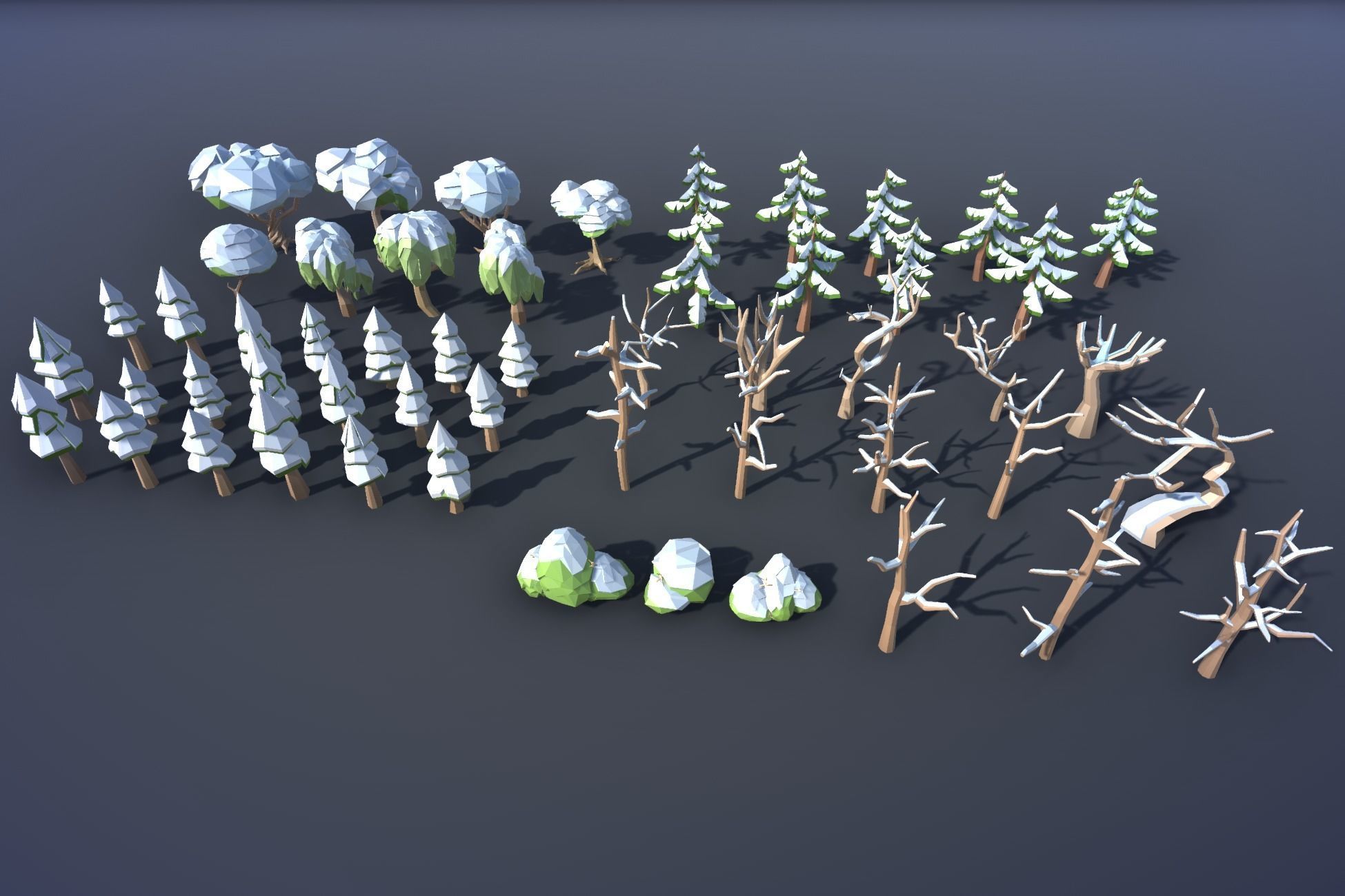 Ultimate Low Poly Nature Pack Low-poly 3D model_66