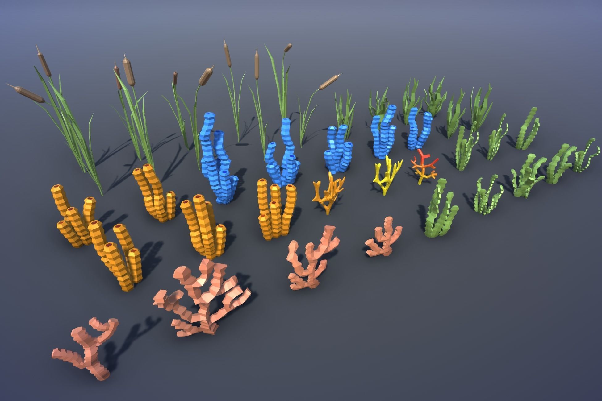 Ultimate Low Poly Nature Pack Low-poly 3D model_88