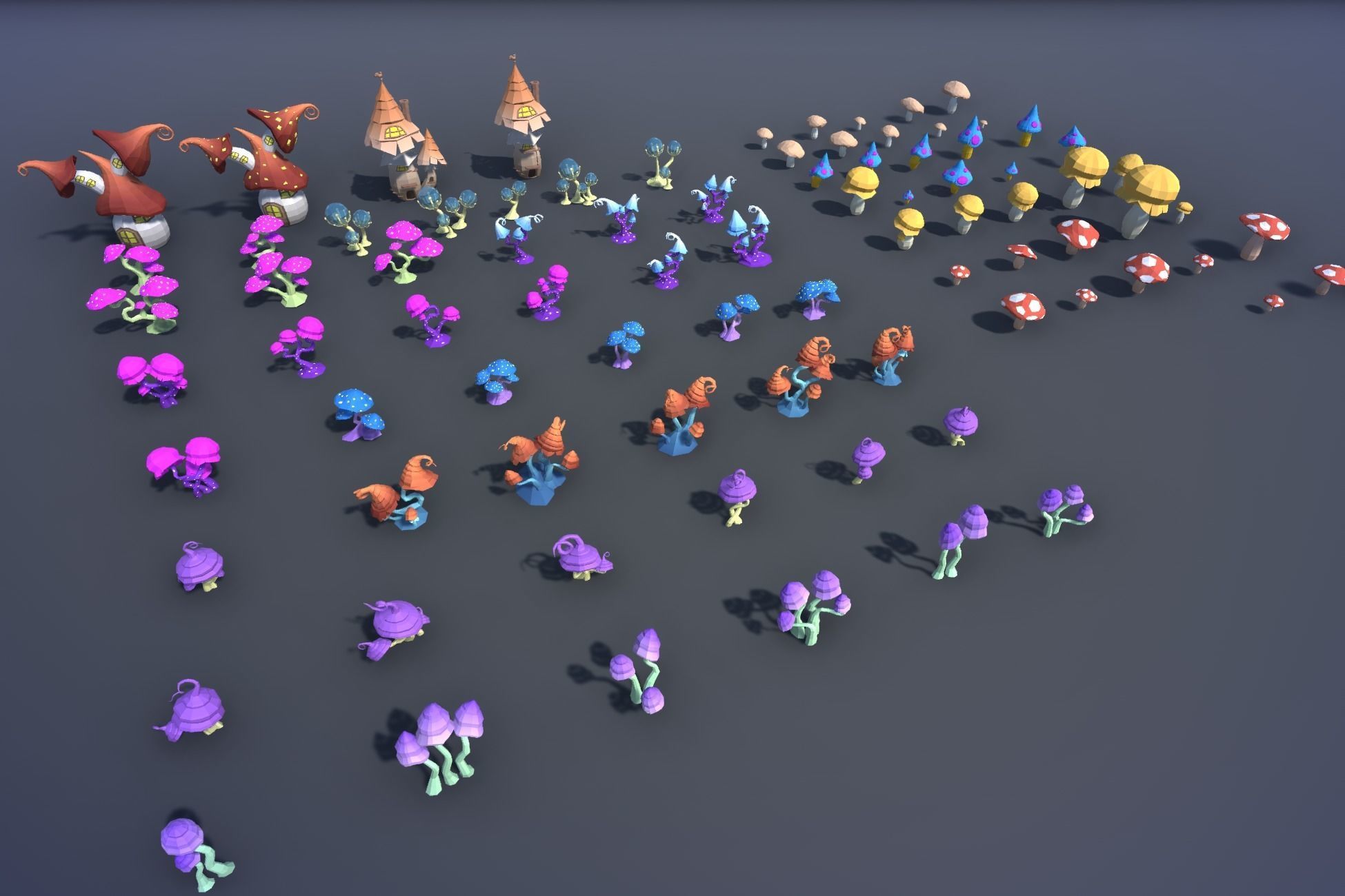 Ultimate Low Poly Nature Pack Low-poly 3D model_109