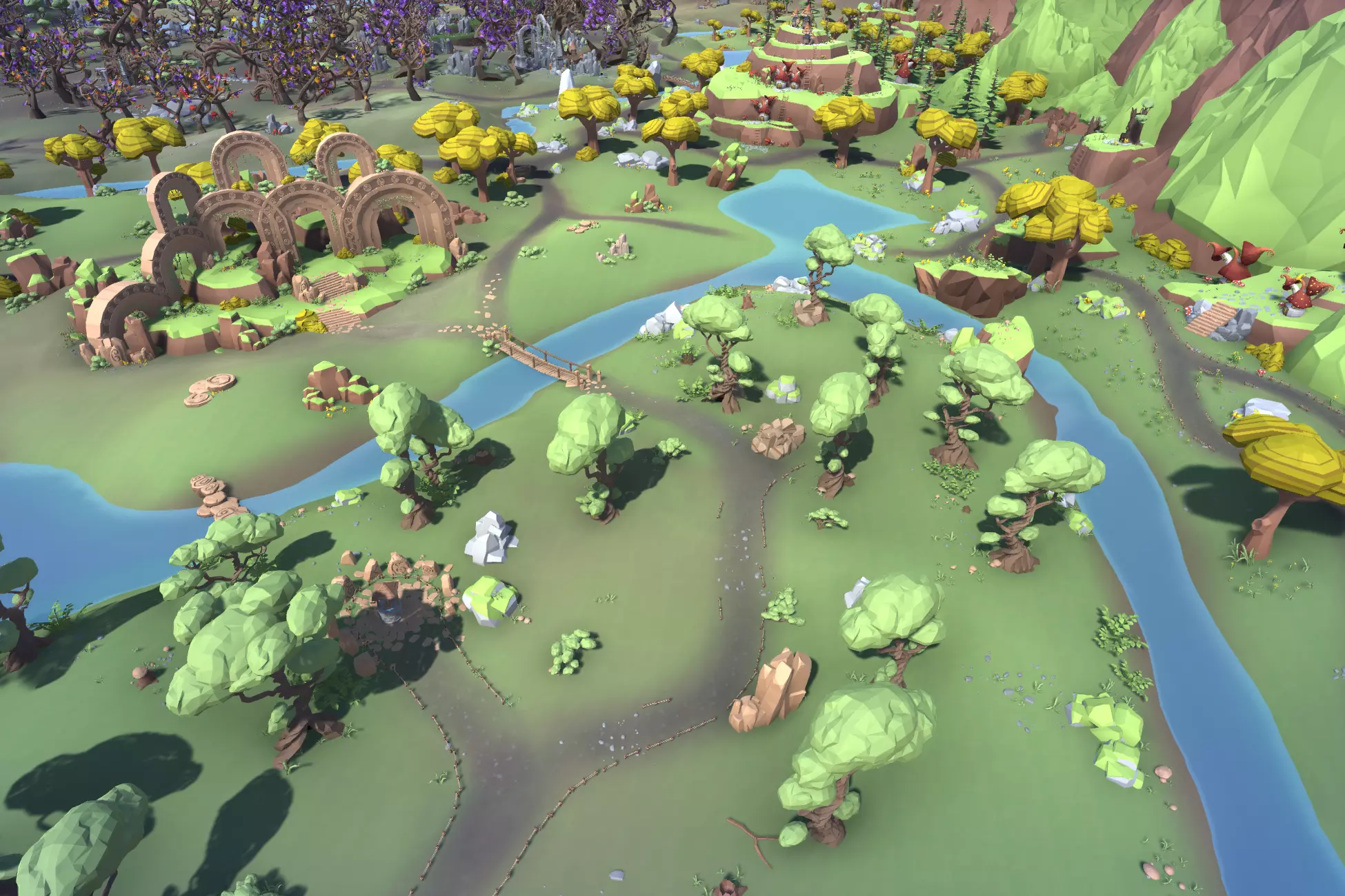 Ultimate Low Poly Nature Pack Low-poly 3D model_10