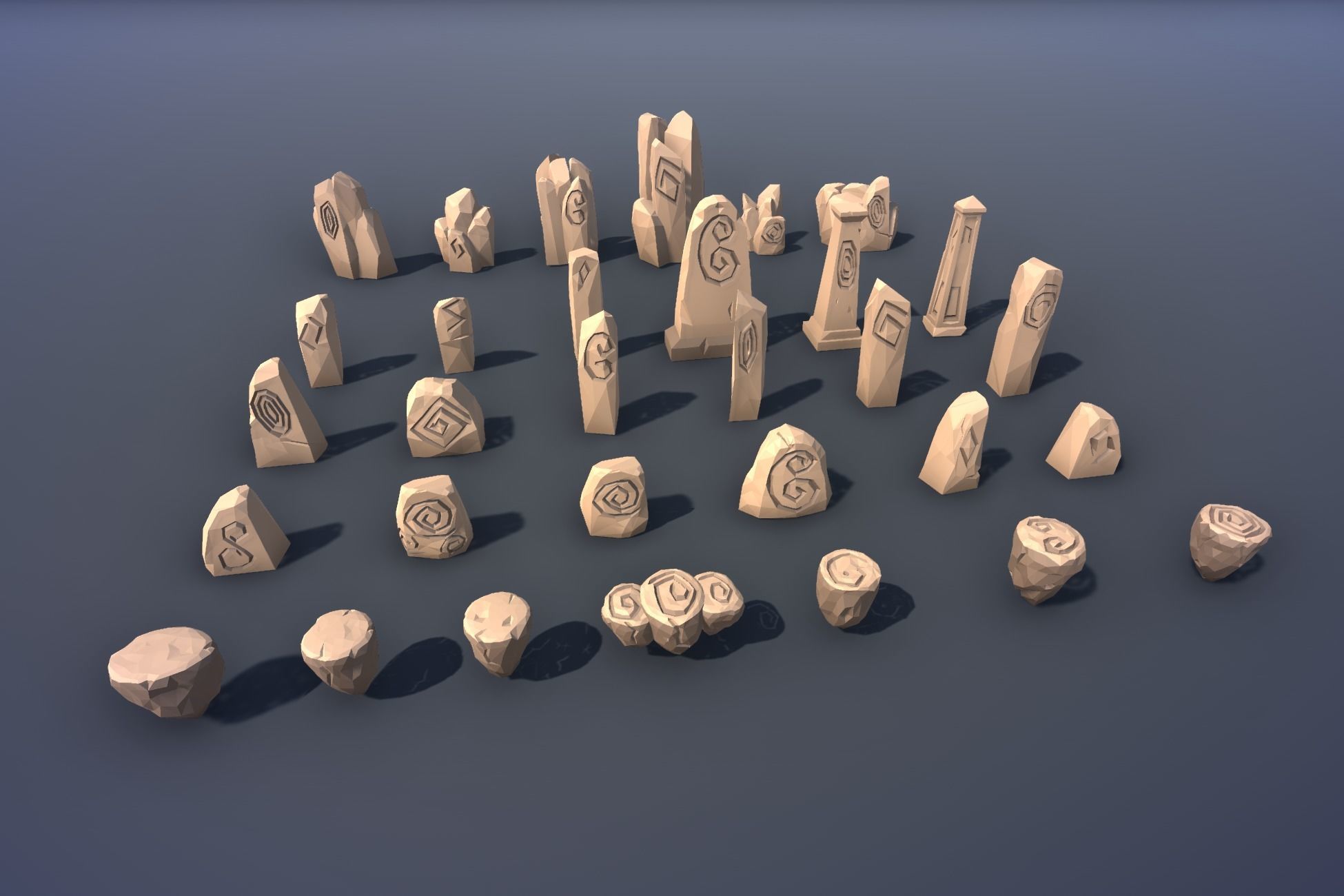 Ultimate Low Poly Nature Pack Low-poly 3D model_113