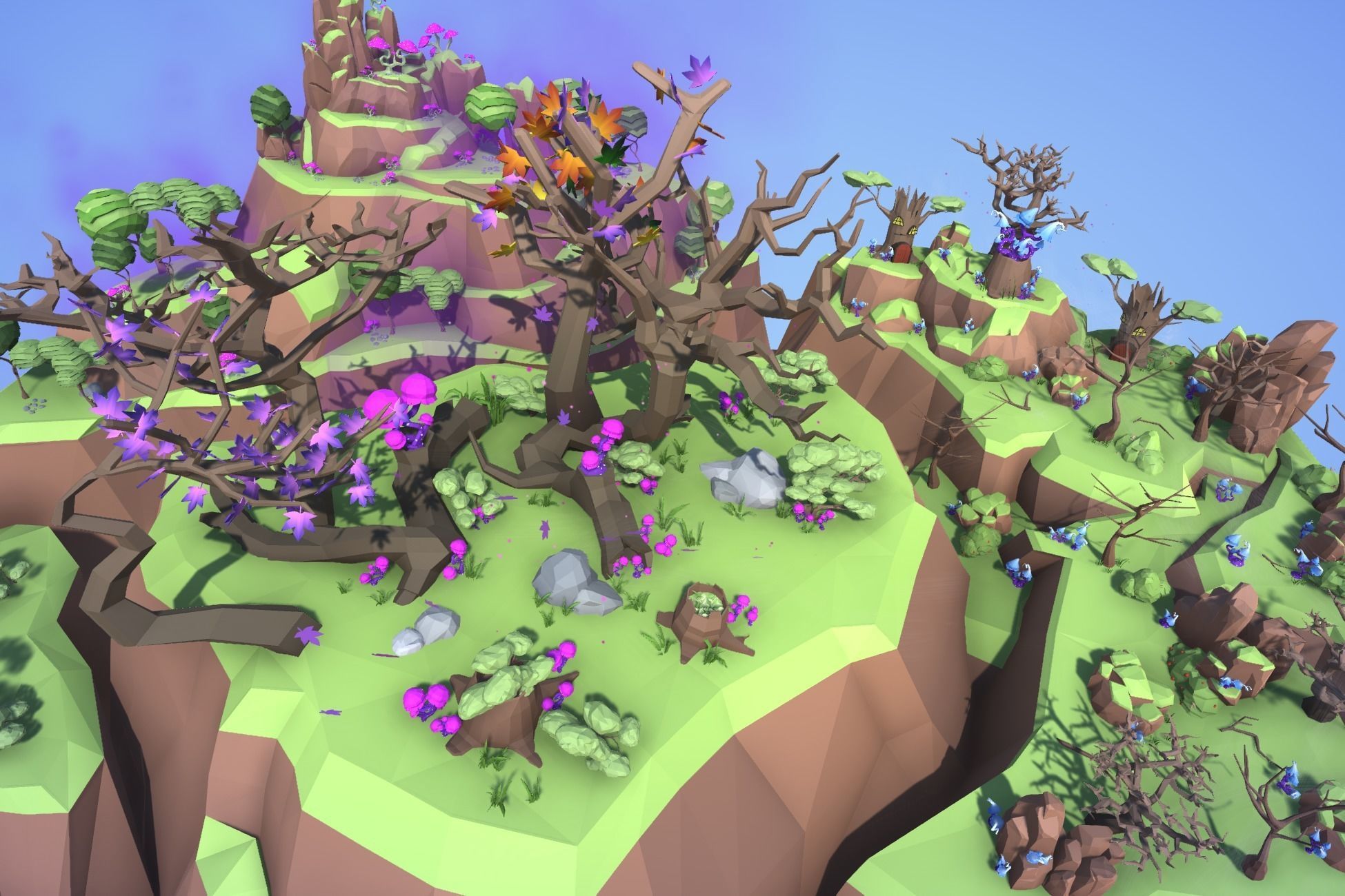 Ultimate Low Poly Nature Pack Low-poly 3D model_47
