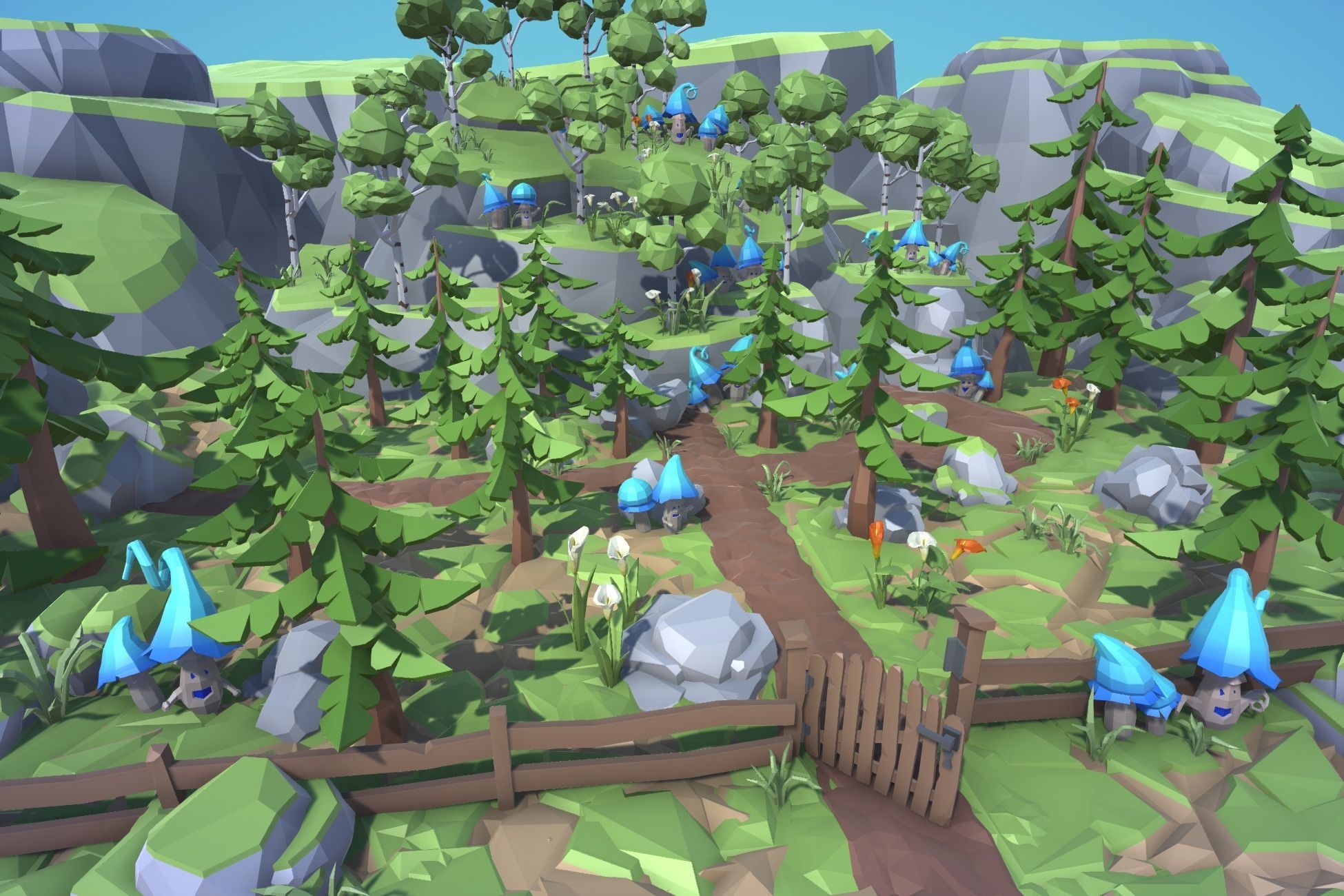 Ultimate Low Poly Nature Pack Low-poly 3D model_16