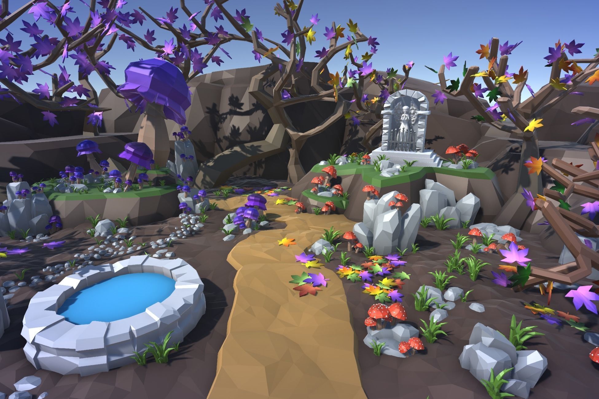 Ultimate Low Poly Nature Pack Low-poly 3D model_27