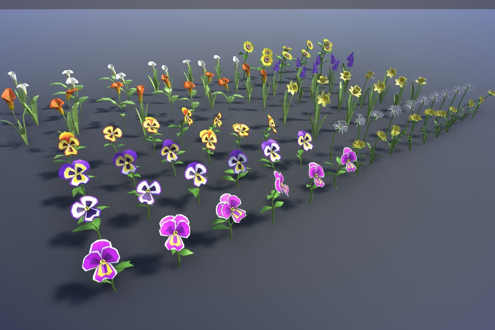 Ultimate Low Poly Nature Pack Low-poly 3D model_54