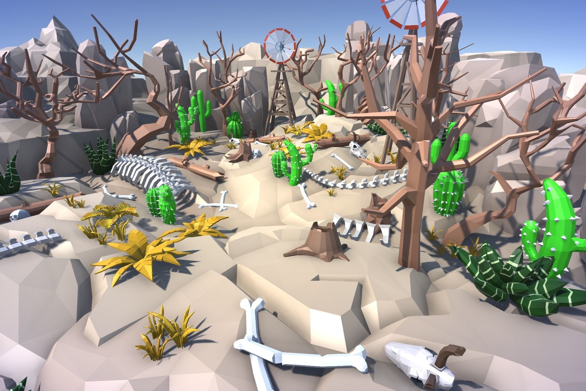 Ultimate Low Poly Nature Pack Low-poly 3D model_34