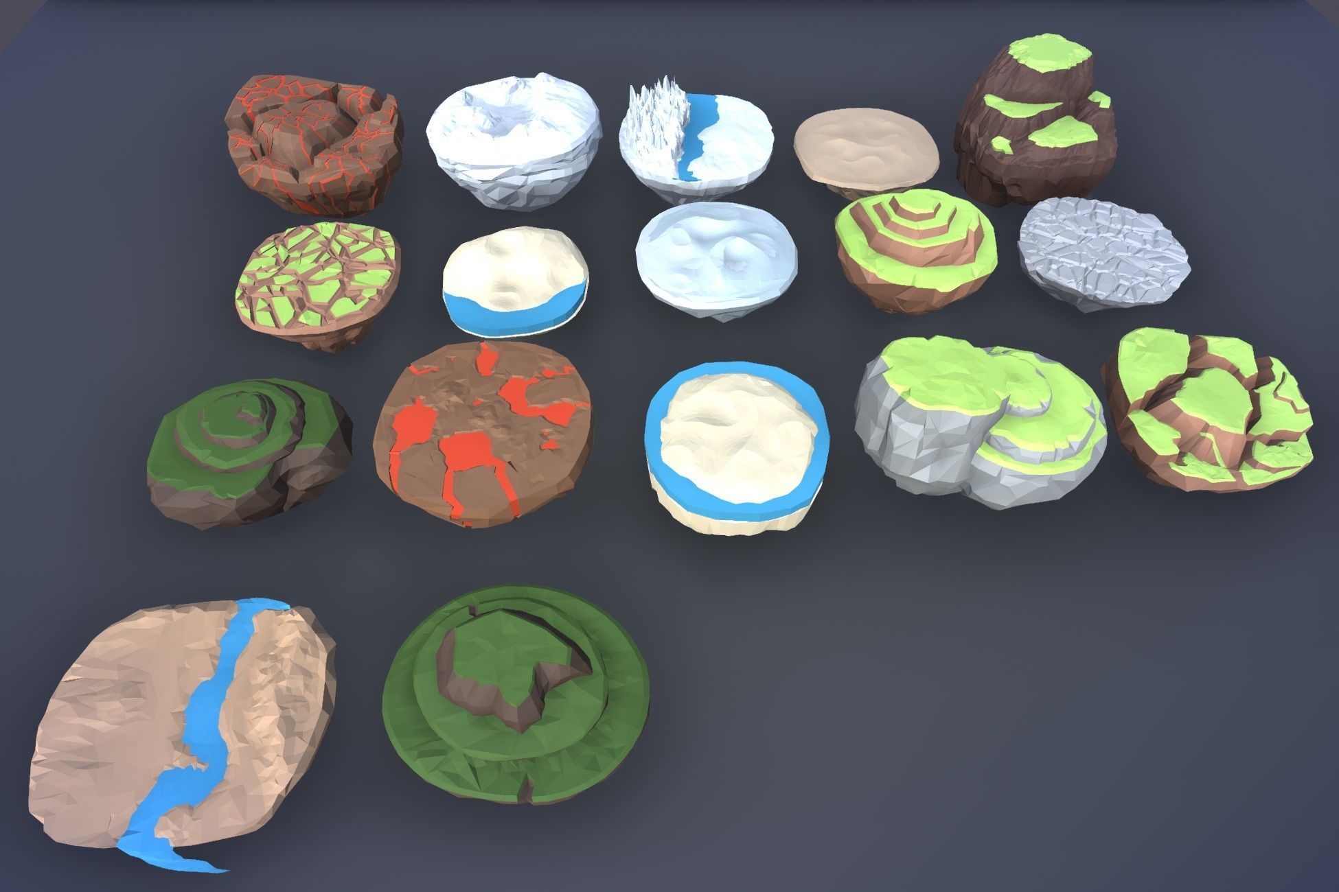Ultimate Low Poly Nature Pack Low-poly 3D model_105
