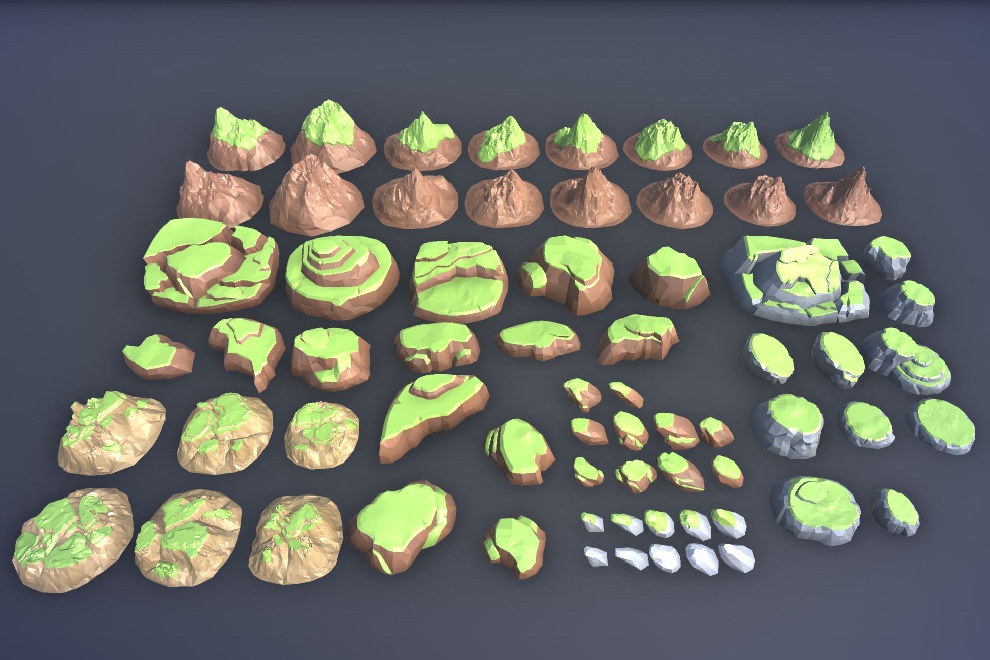 Ultimate Low Poly Nature Pack Low-poly 3D model_60