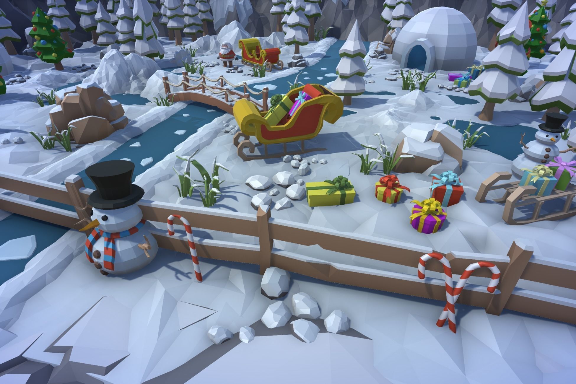 Ultimate Low Poly Nature Pack Low-poly 3D model_23