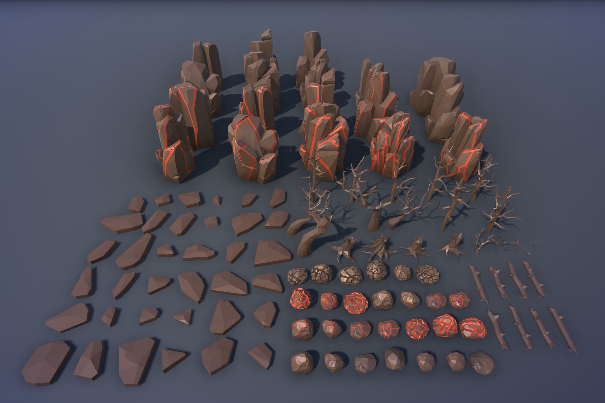 Ultimate Low Poly Nature Pack Low-poly 3D model_84